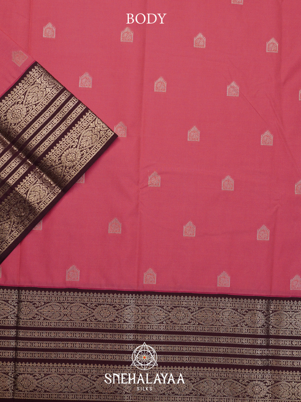Pink Art Silk Saree