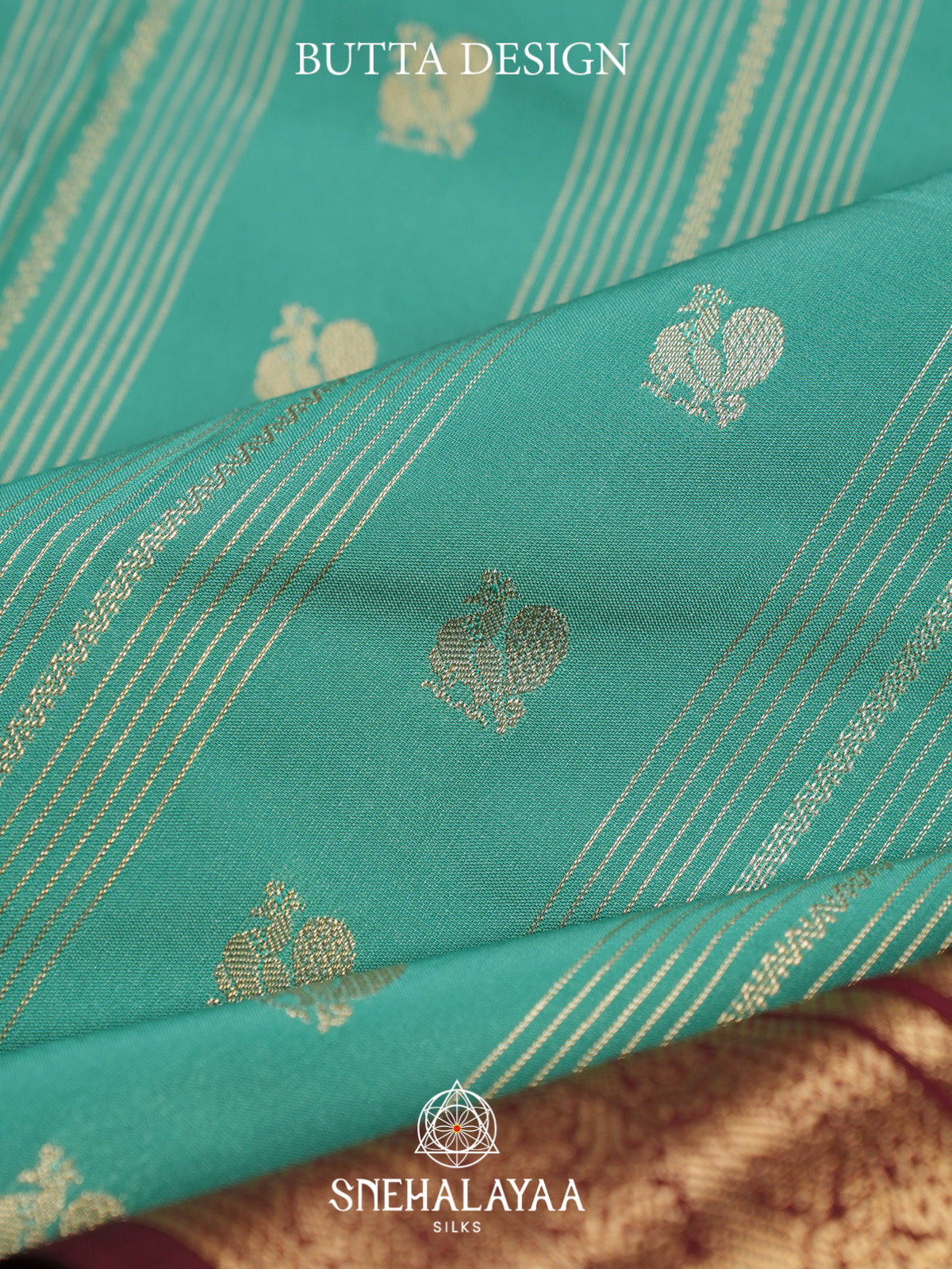 Teal Blue Art Silk Saree