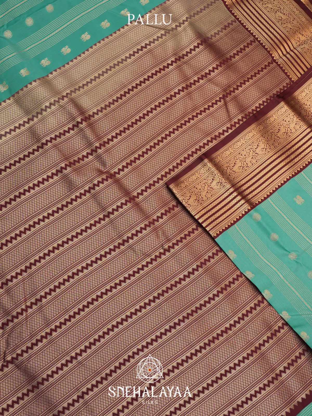 Teal Blue Art Silk Saree