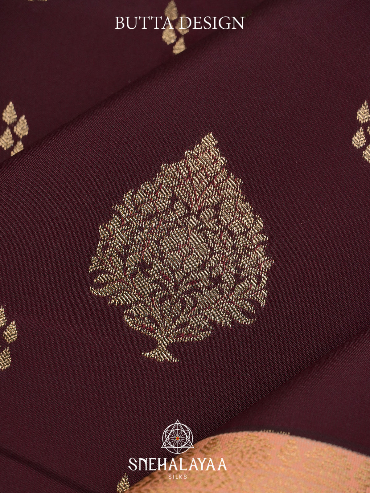 Coffee Brown Art Silk Saree