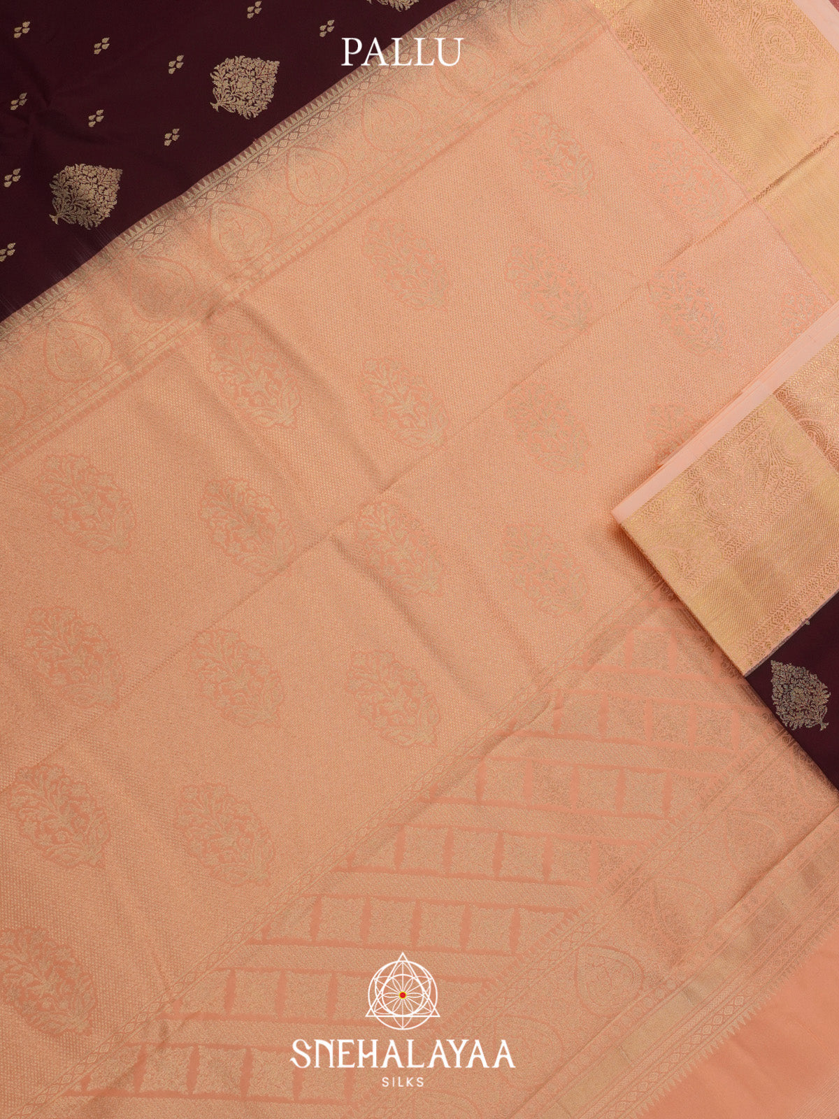 Coffee Brown Art Silk Saree