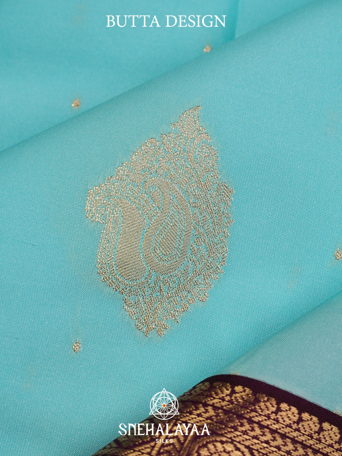 Pale Blue Art Silk Saree