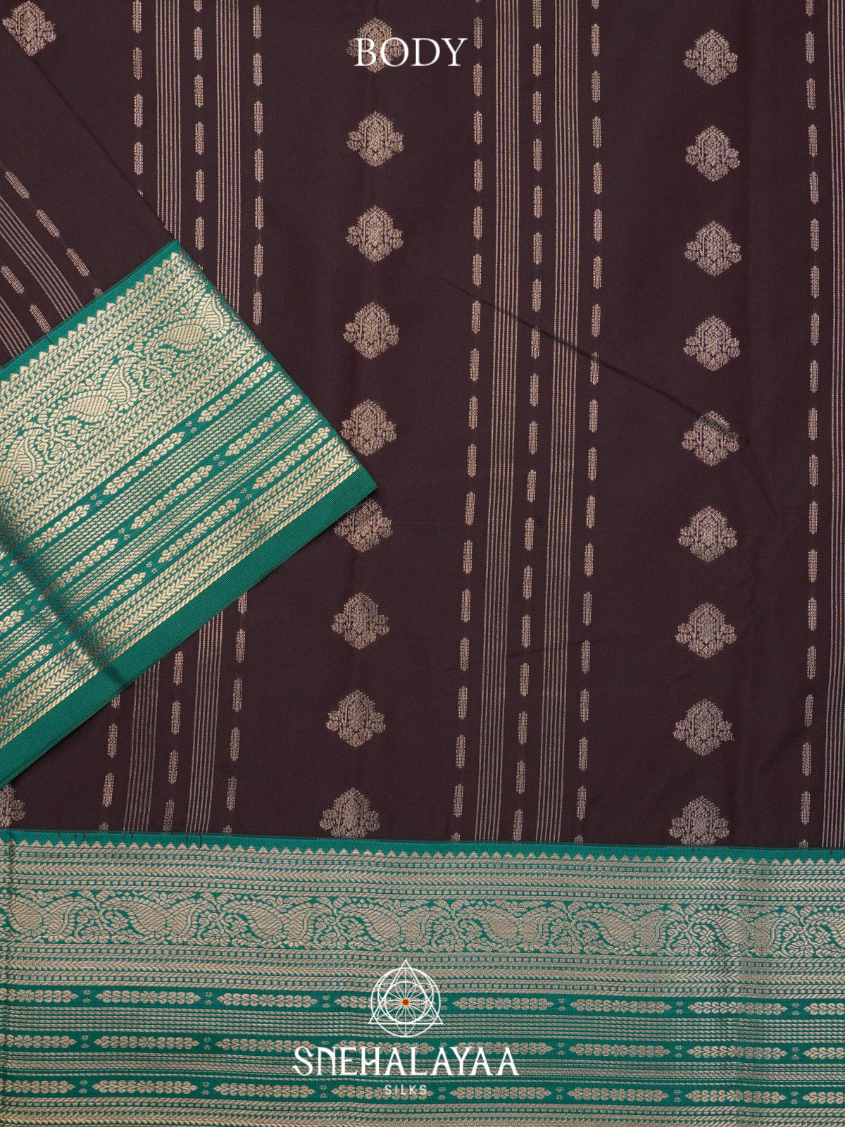 Coffee Brown Art Silk Saree