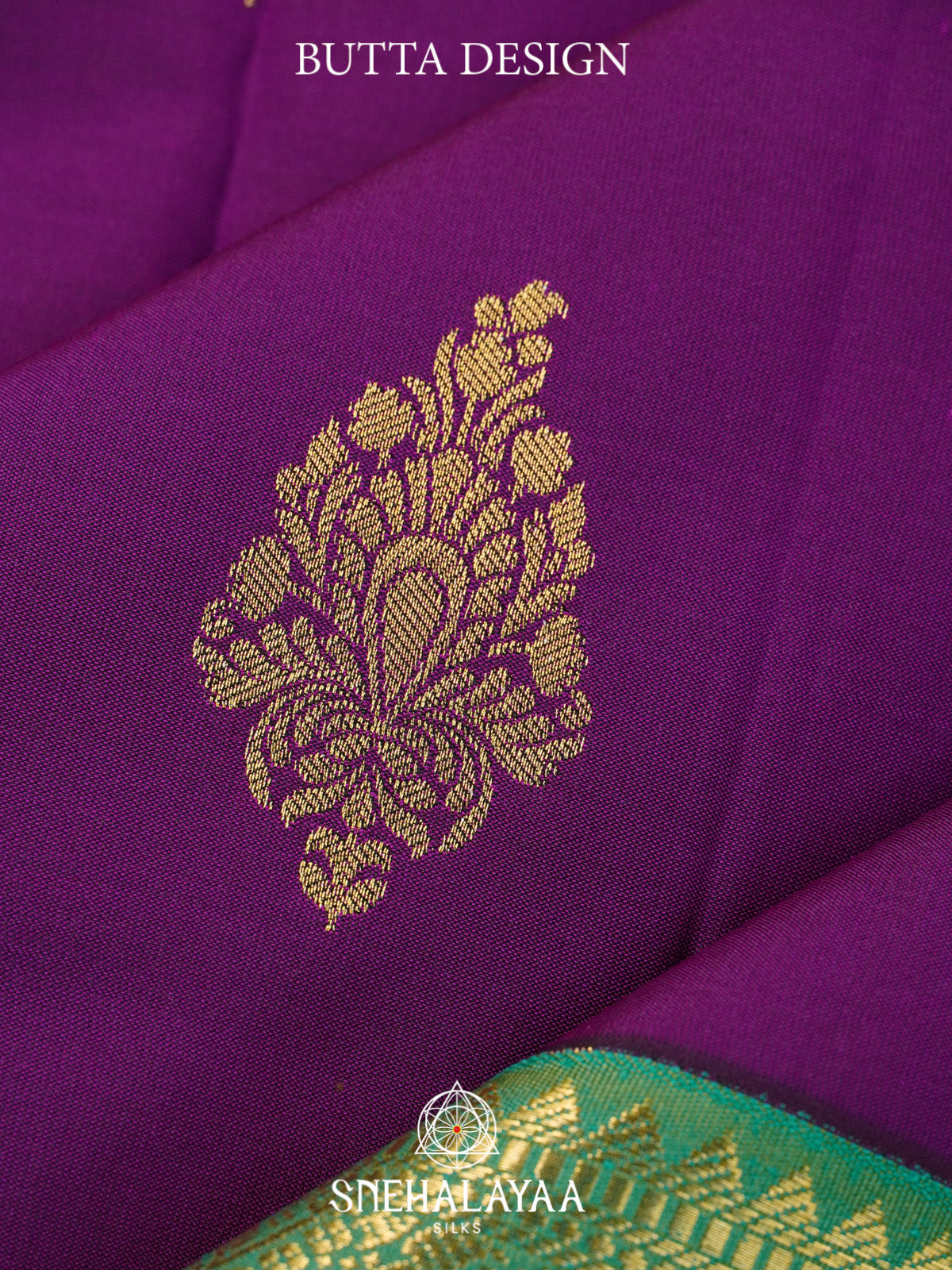 Magenta Art Silk Saree