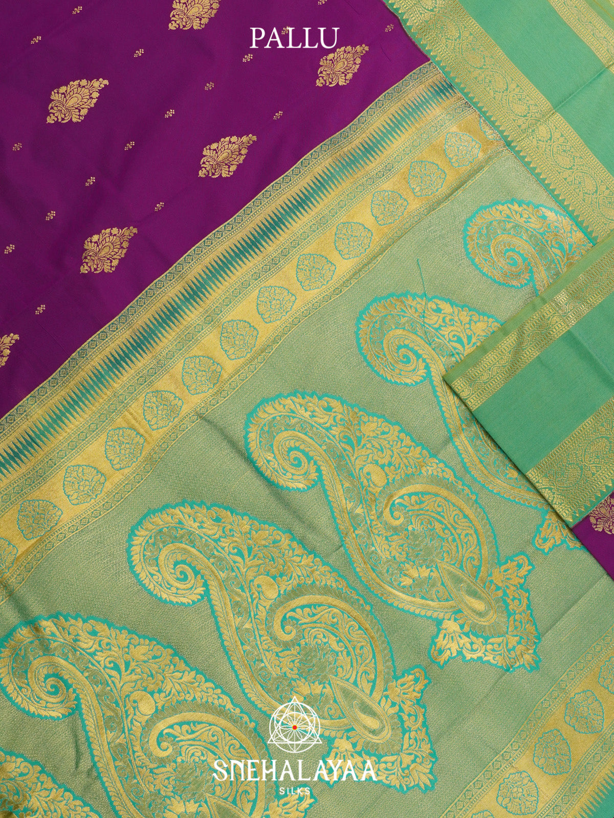 Magenta Art Silk Saree