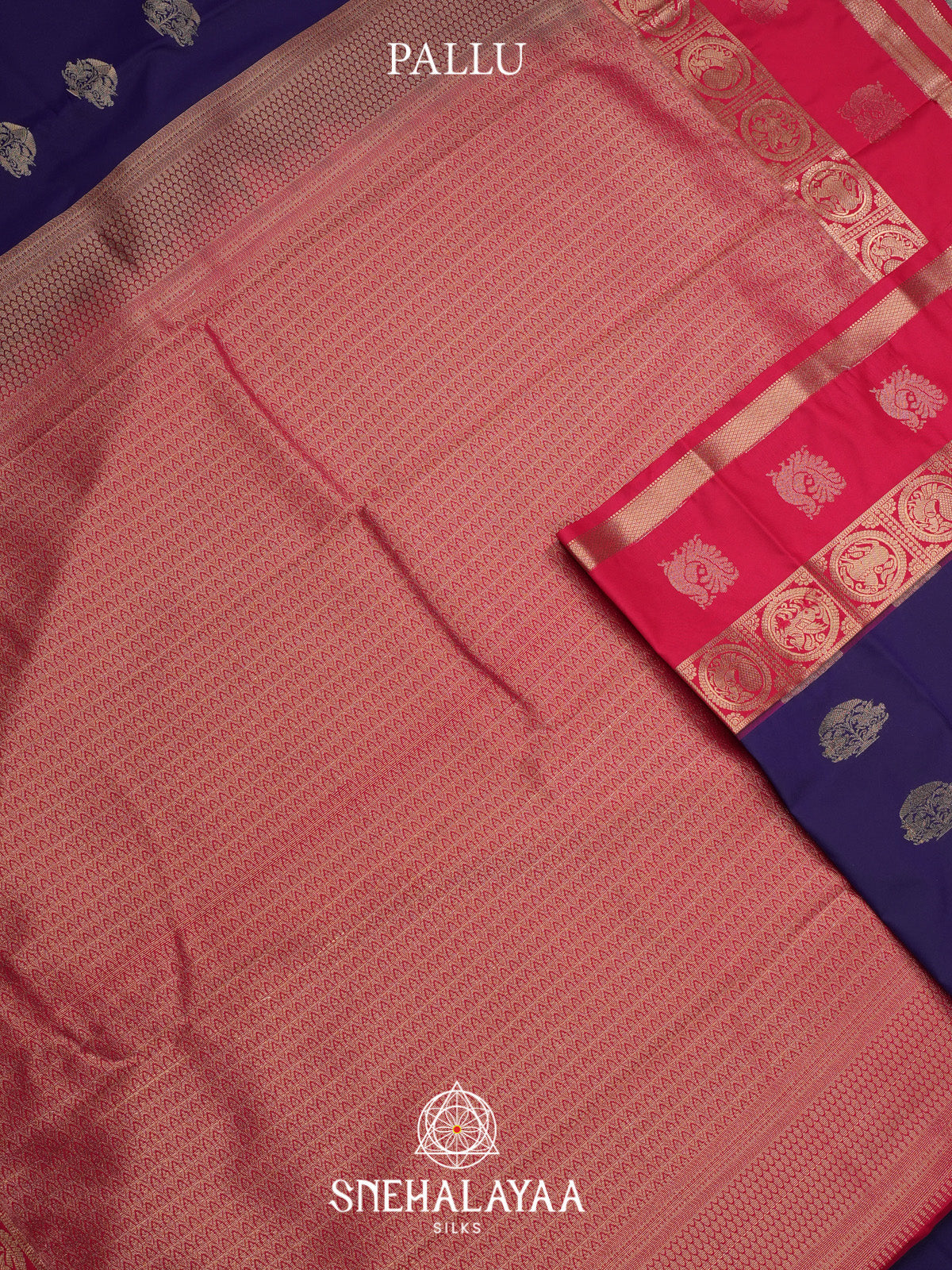 Purple Art Silk Saree