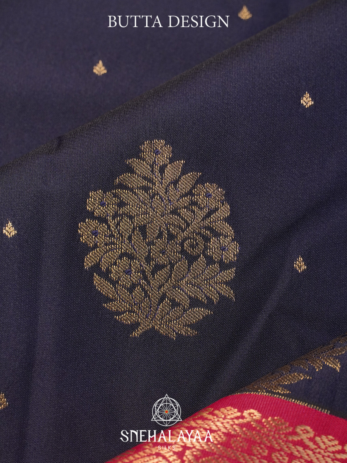 Midnight Blue Art Silk Saree