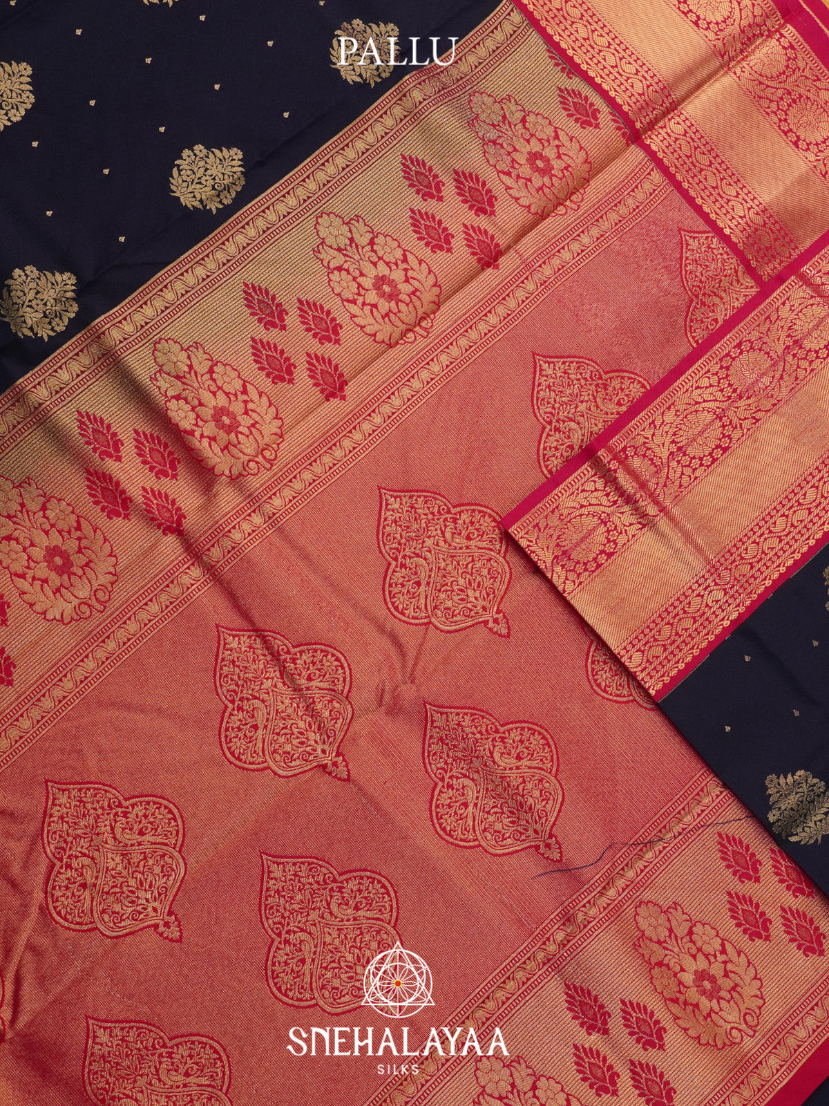 Midnight Blue Art Silk Saree