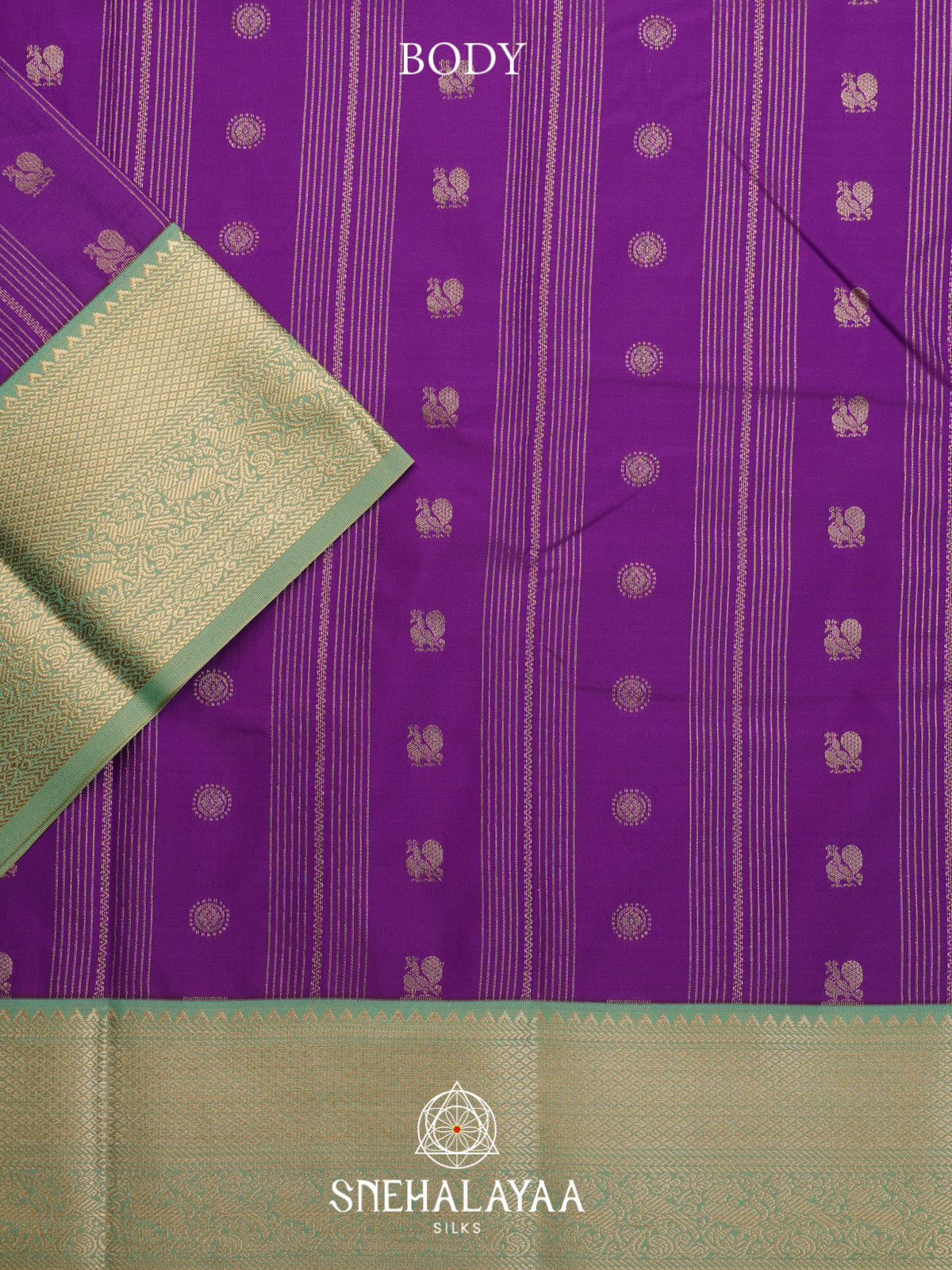 Violet Art Silk Saree