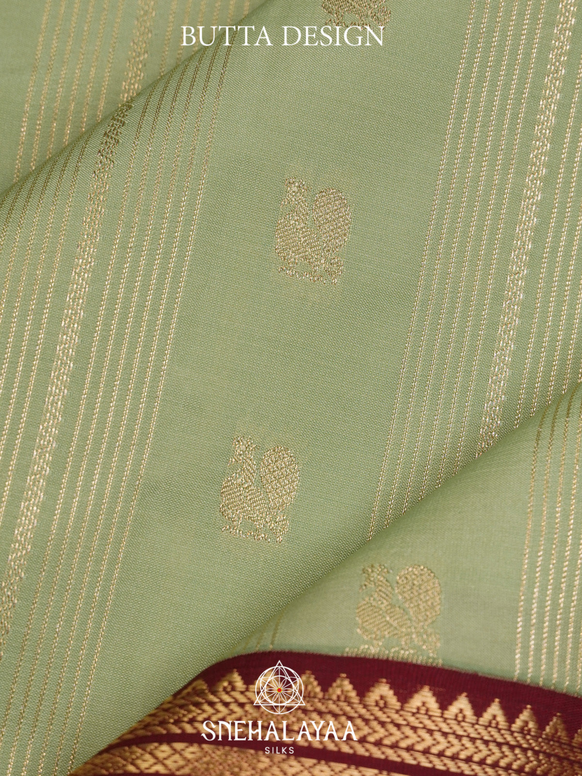 Pista Green Art Silk Saree