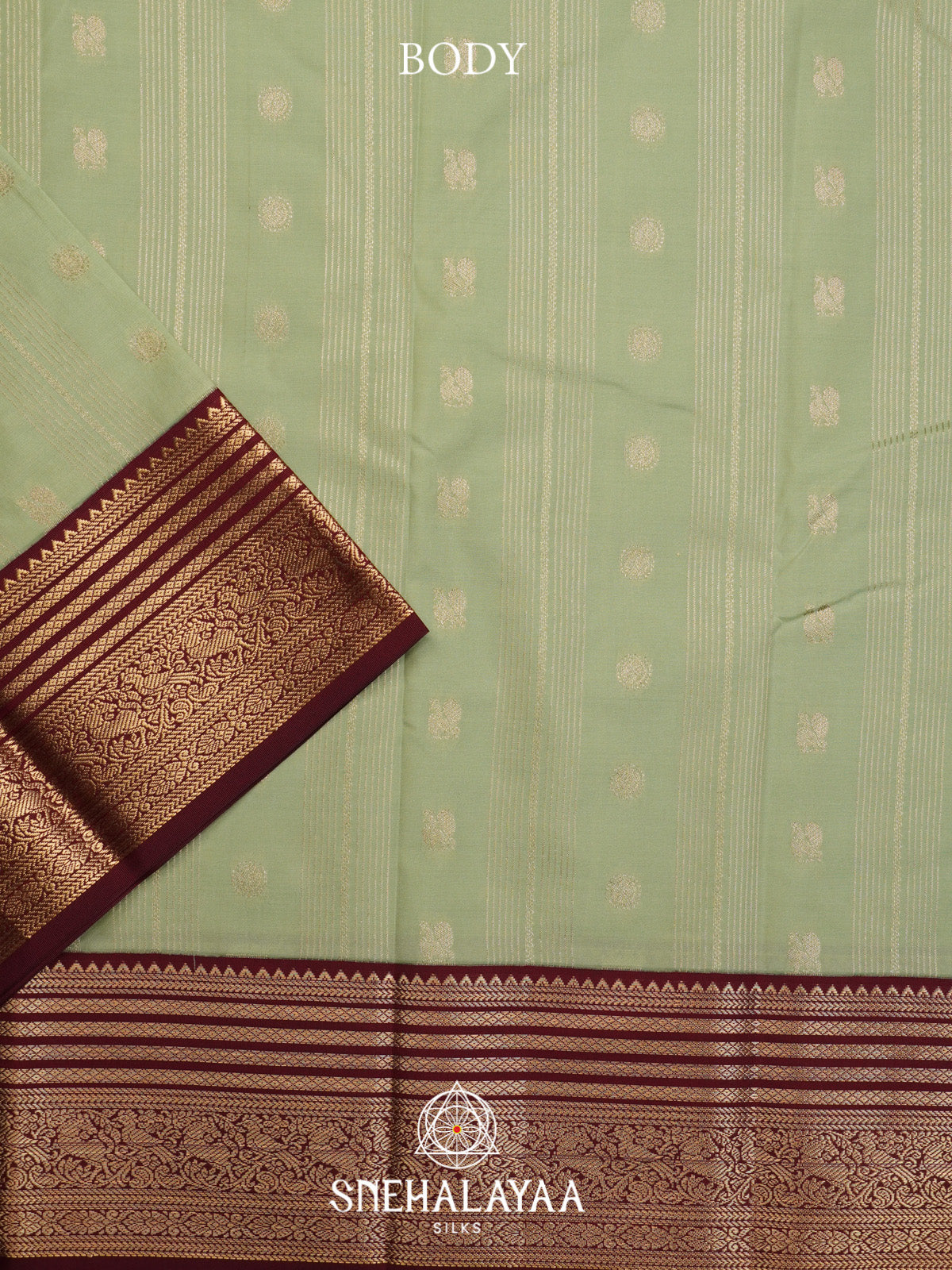 Pista Green Art Silk Saree