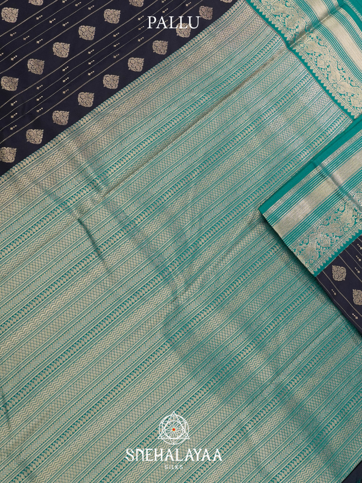 Midnight Blue Art Silk Saree