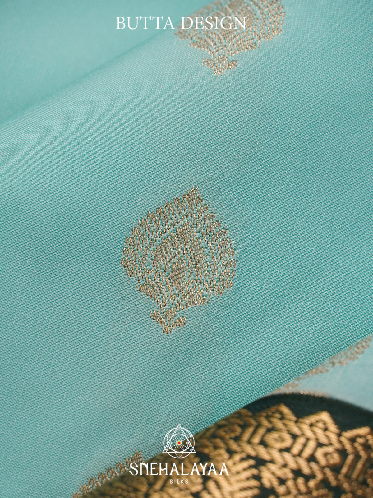 Teal Blue Art Silk Saree