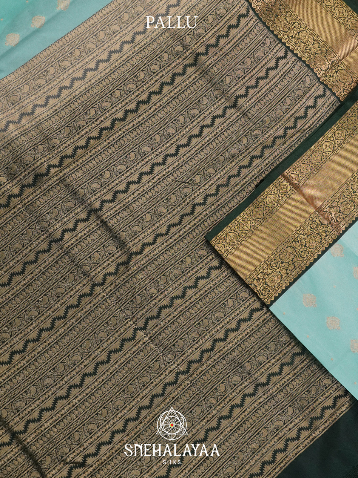 Teal Blue Art Silk Saree
