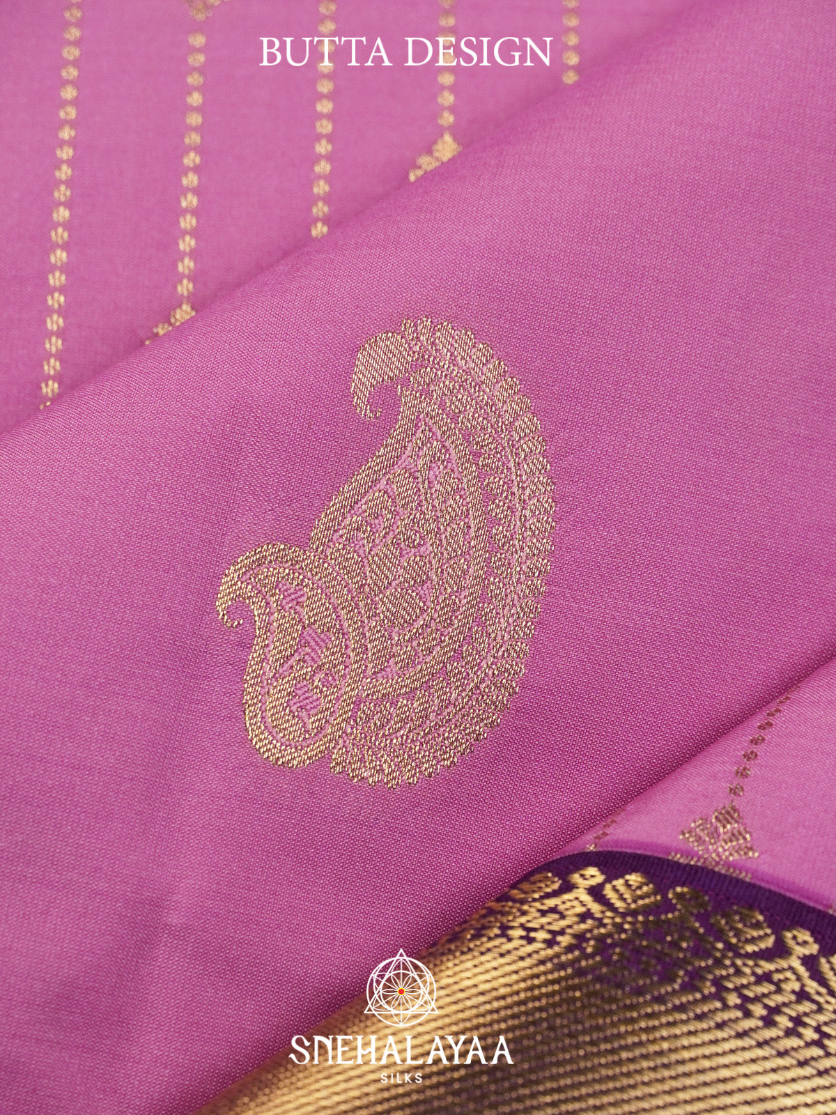 Lavender Art Silk Saree