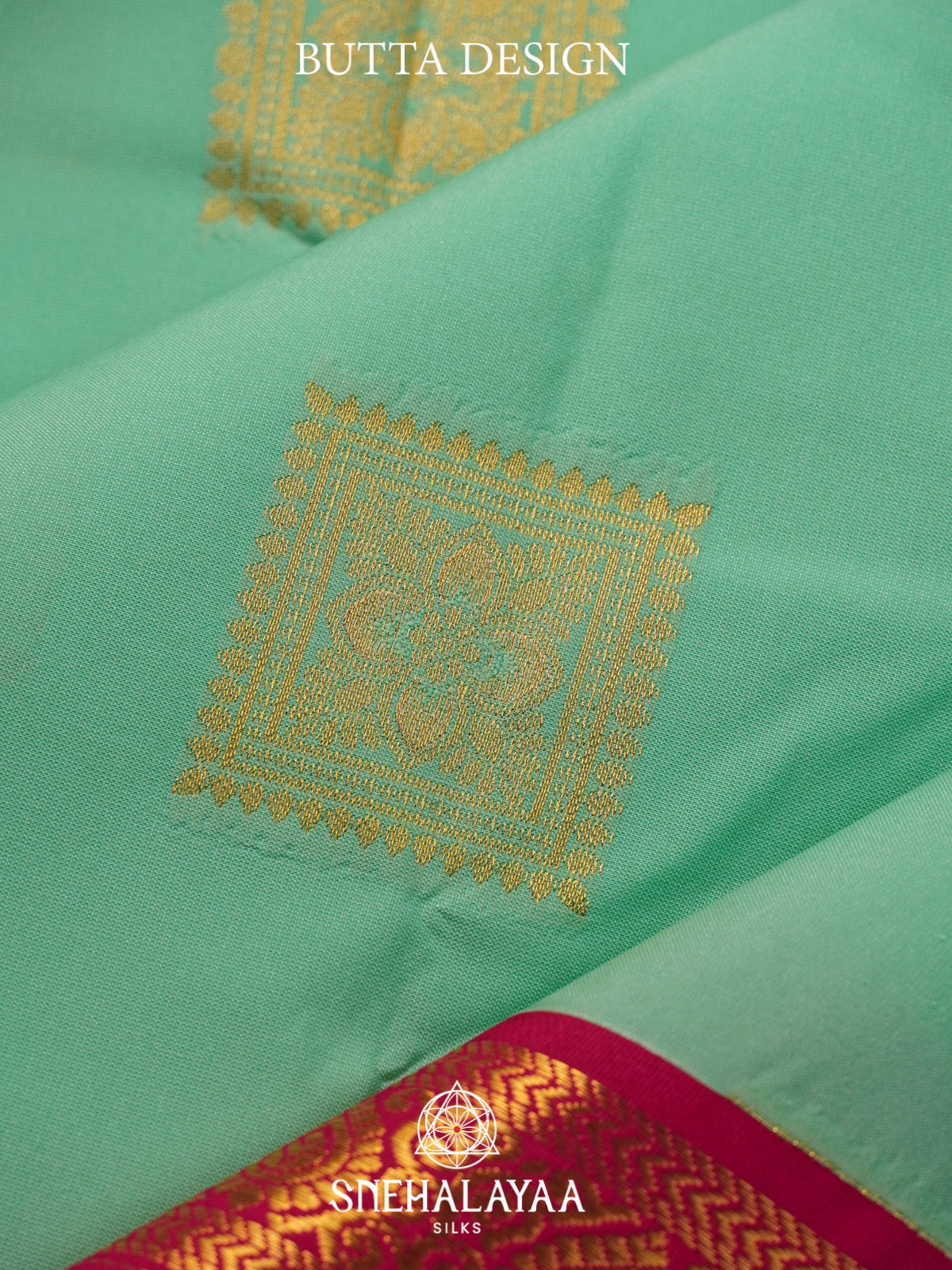 Mint Green Art Silk Saree