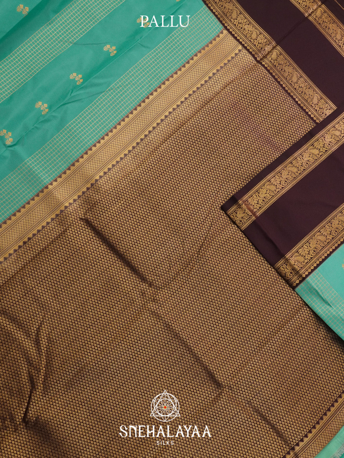 Teal Green Art Silk Saree