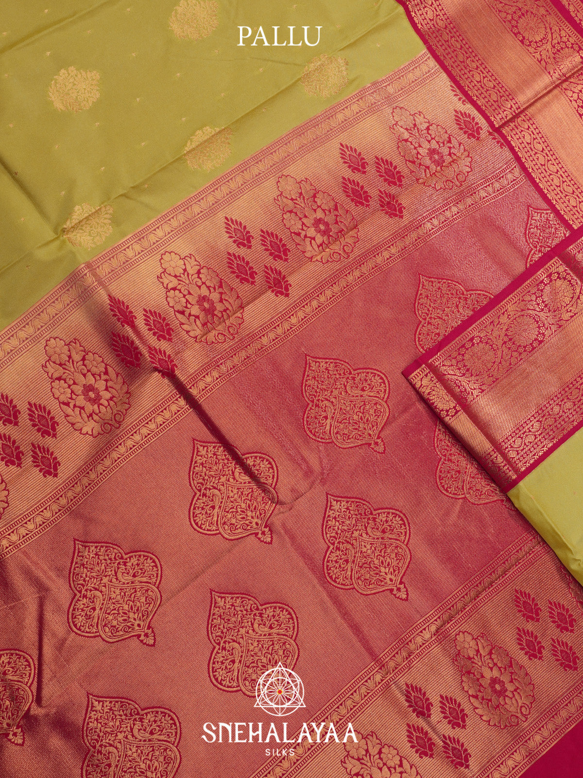 Moss Green Art Silk Saree