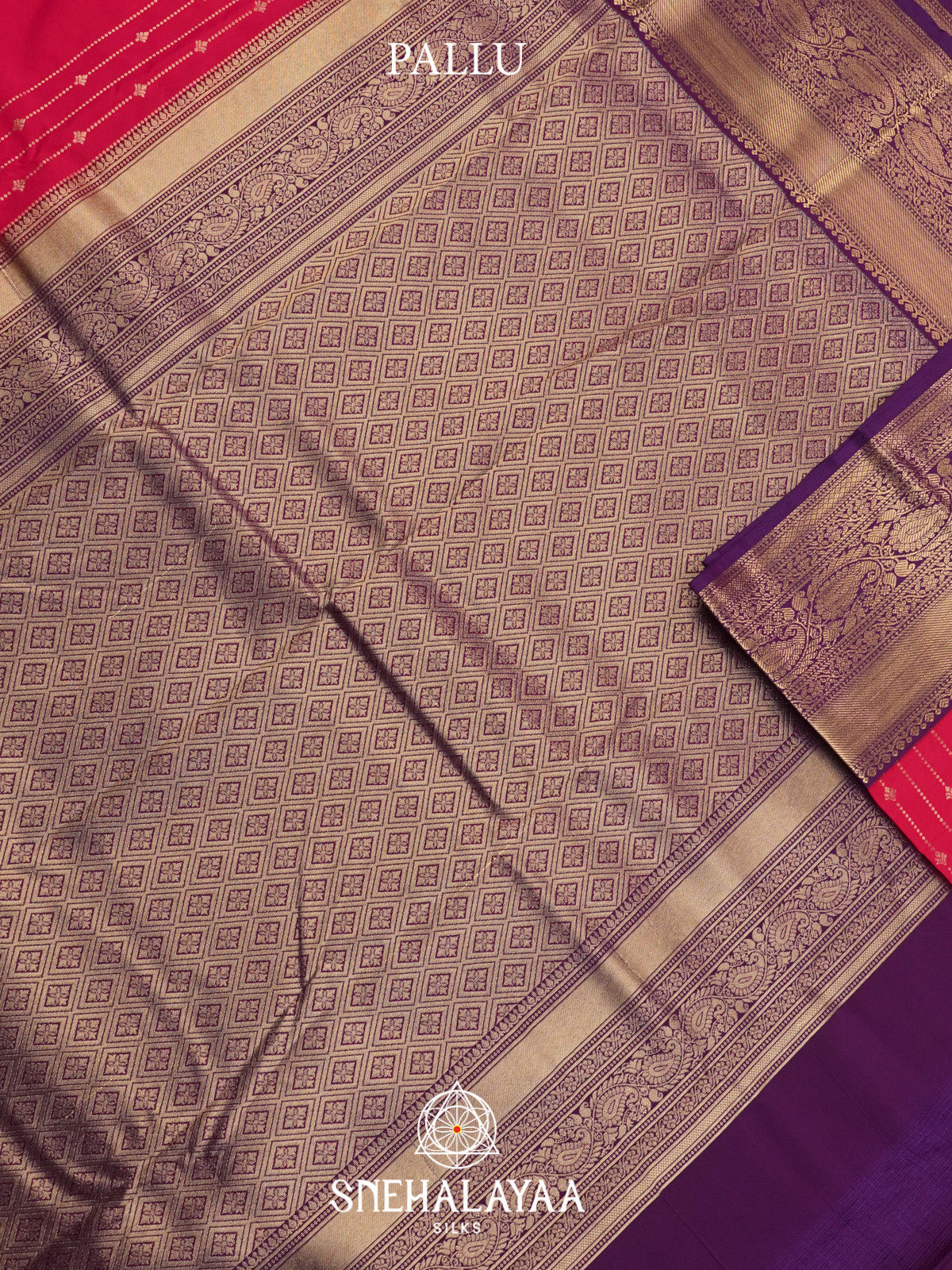 Ruby Pink Art Silk Saree