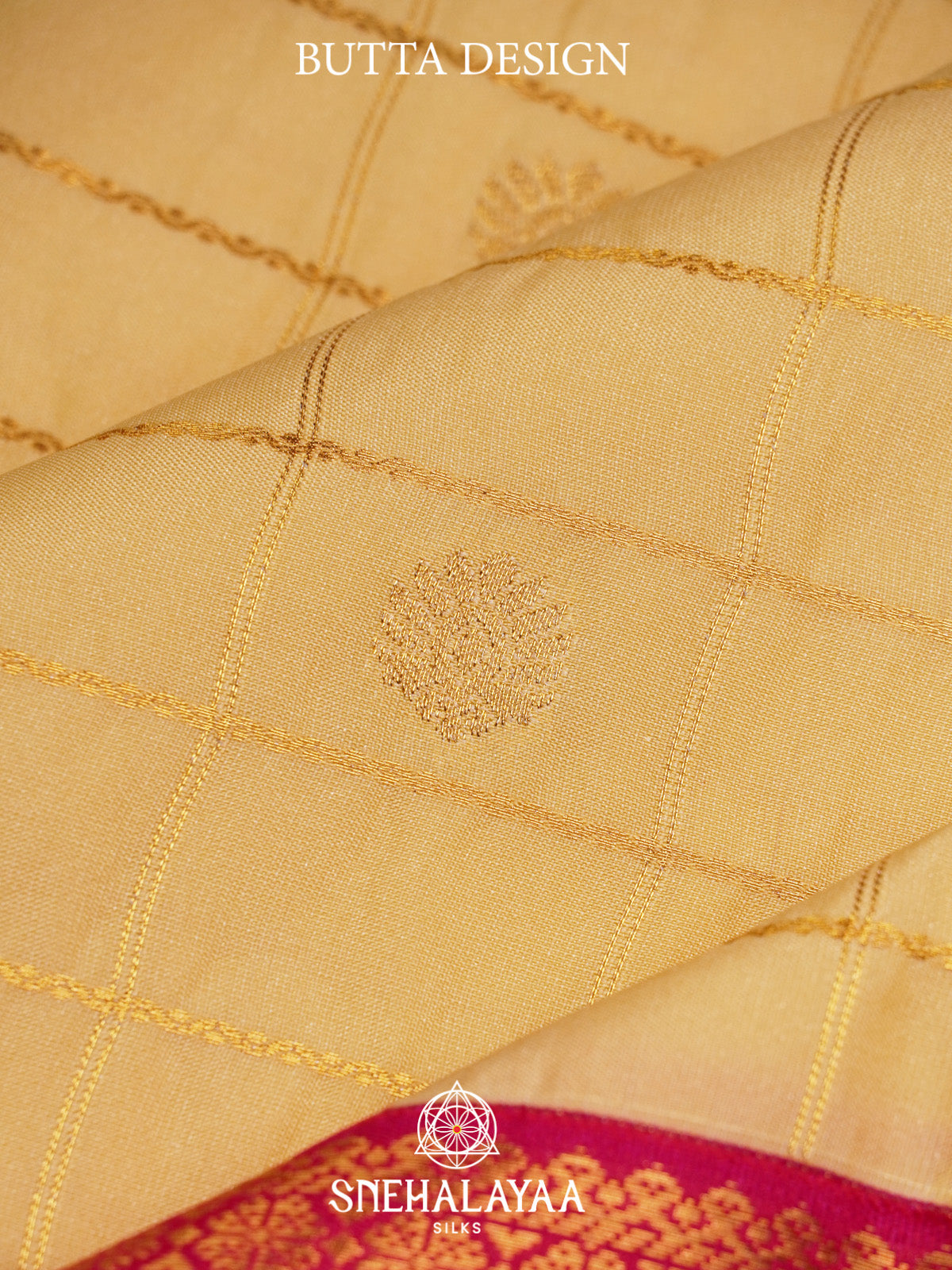 Pale Yellow Art Silk Saree