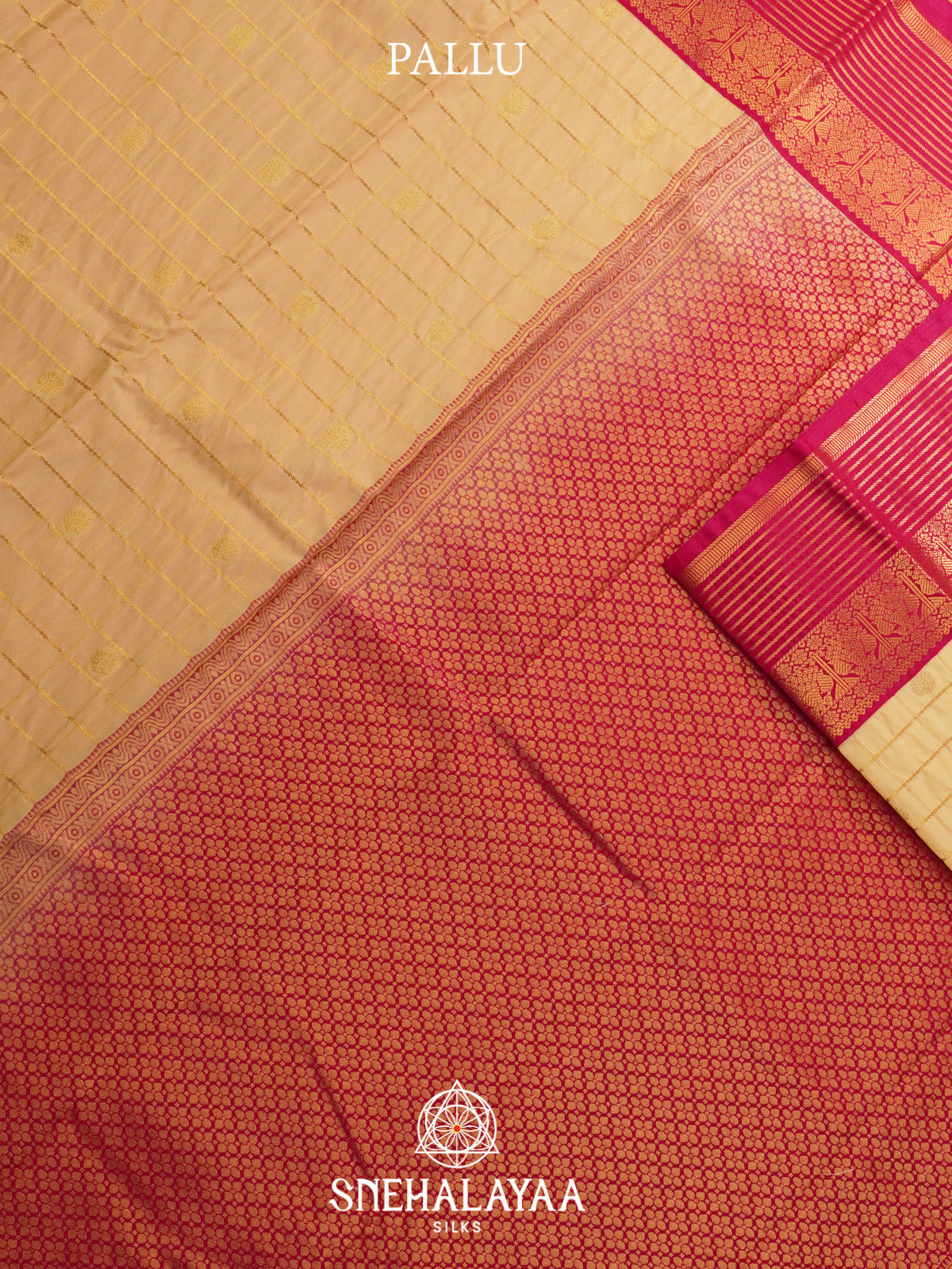 Pale Yellow Art Silk Saree