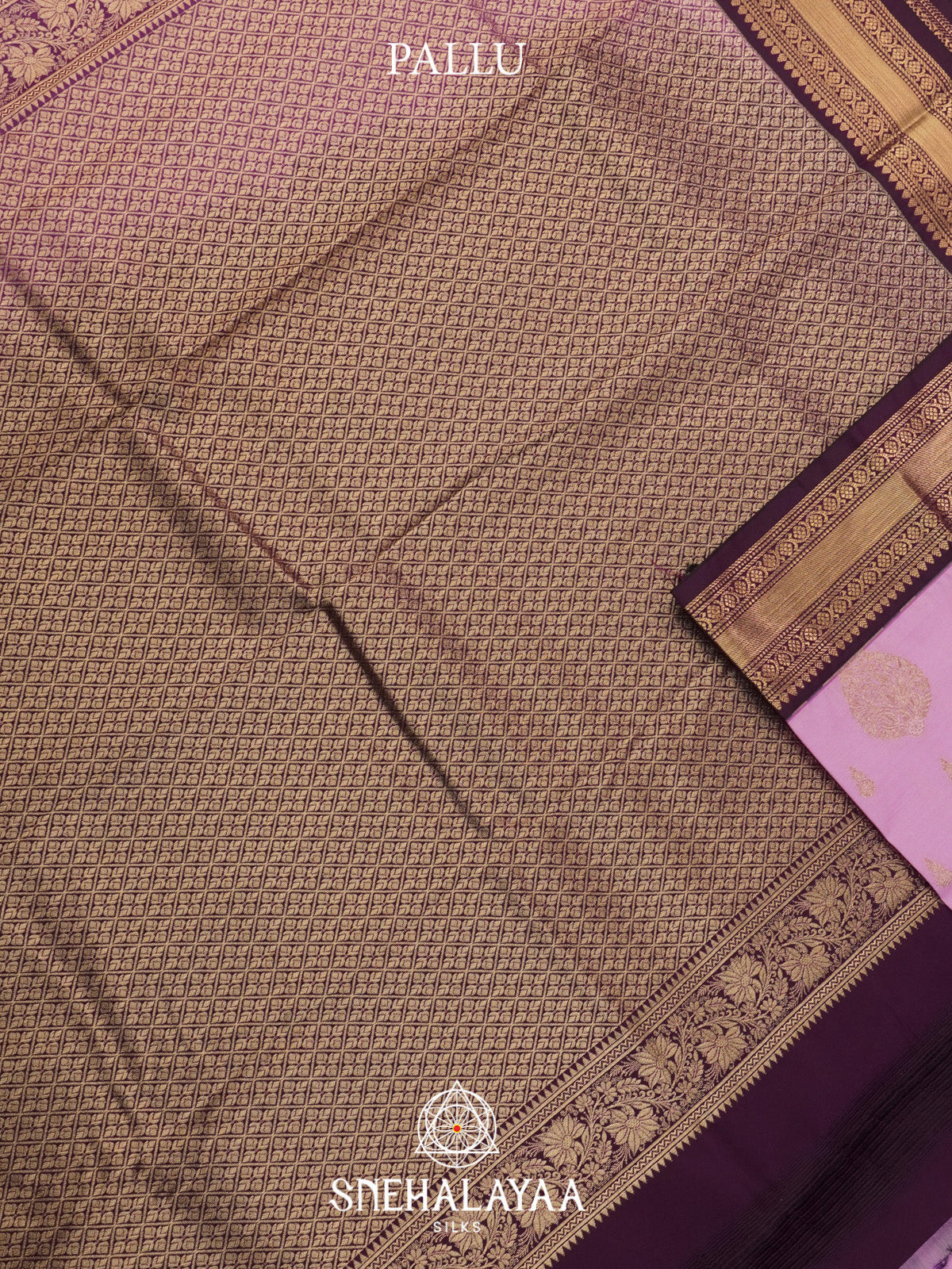 Lavender Art Silk Saree