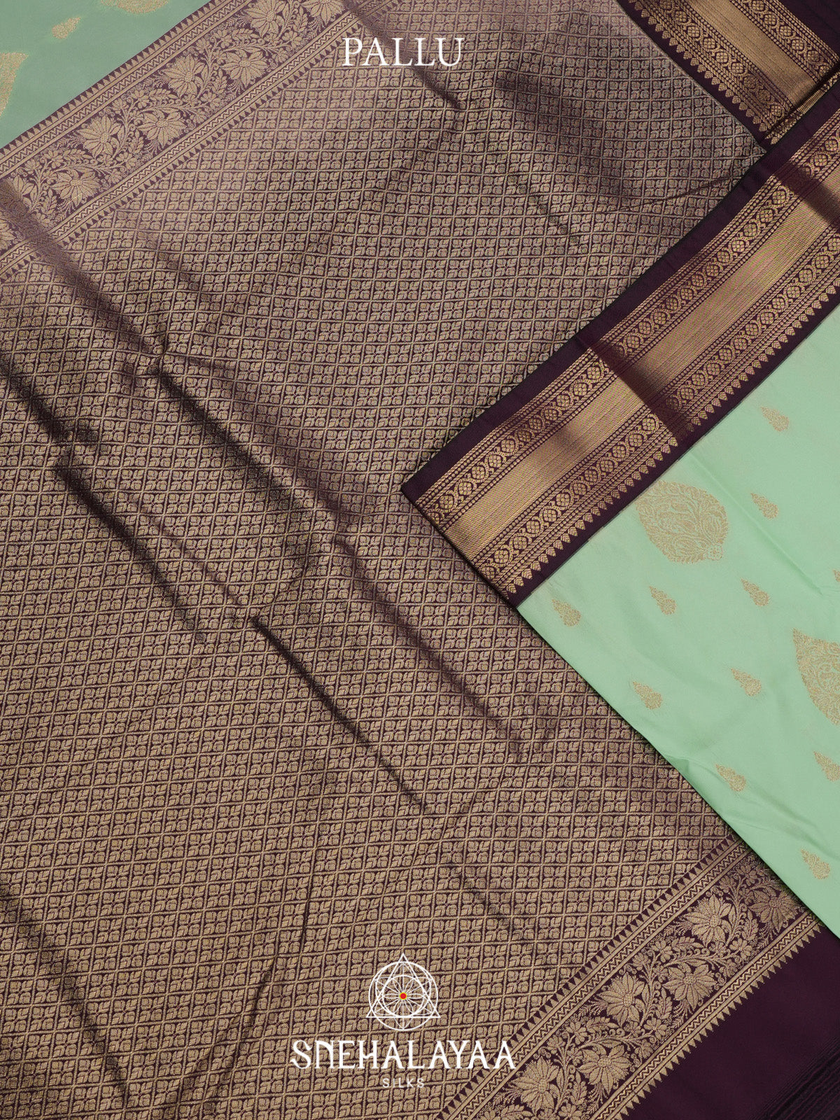 Pista Green Art Silk Saree