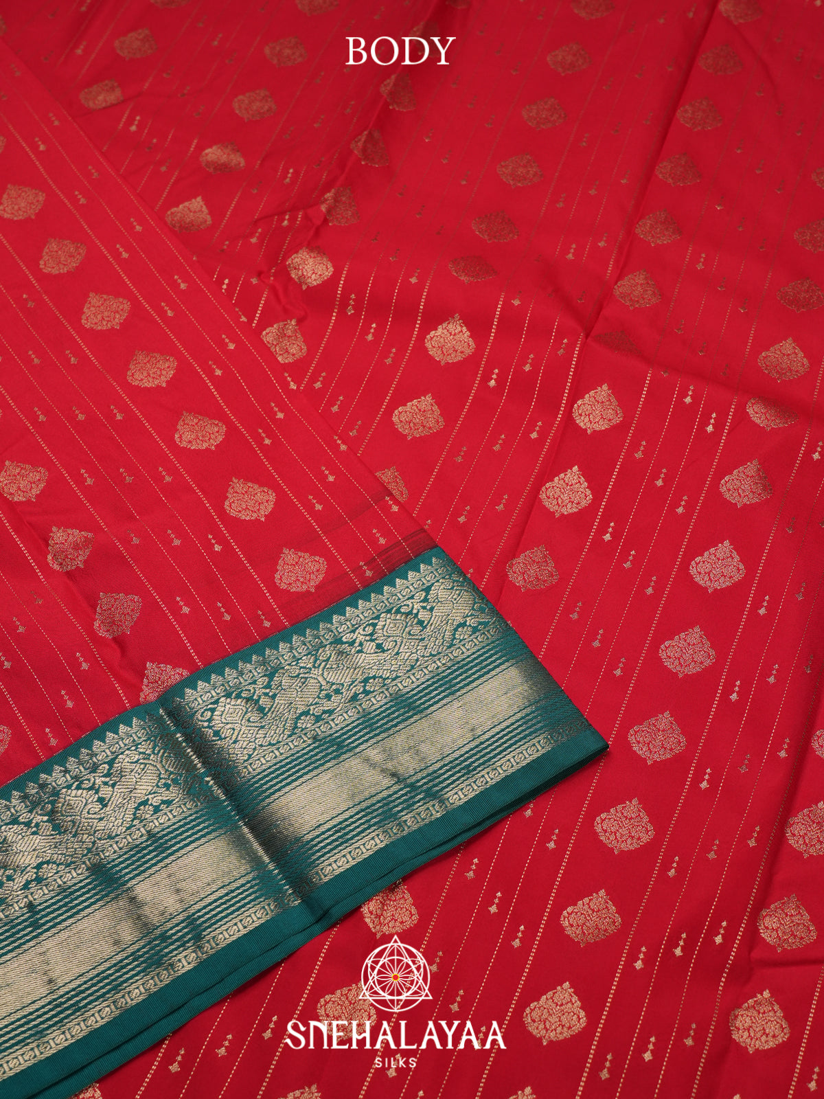 Red Art Silk Saree