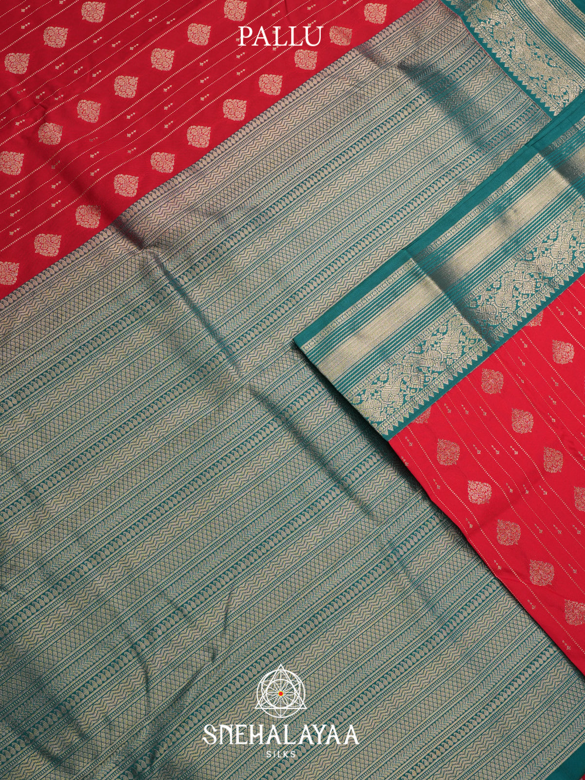 Red Art Silk Saree