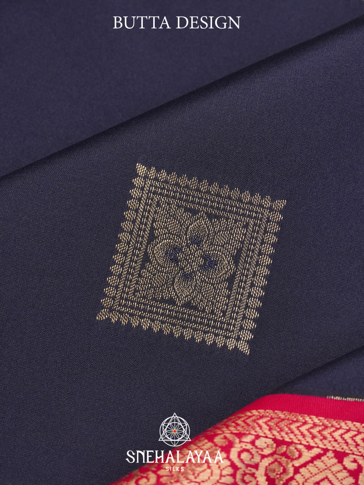 Midnight Blue Art Silk Saree