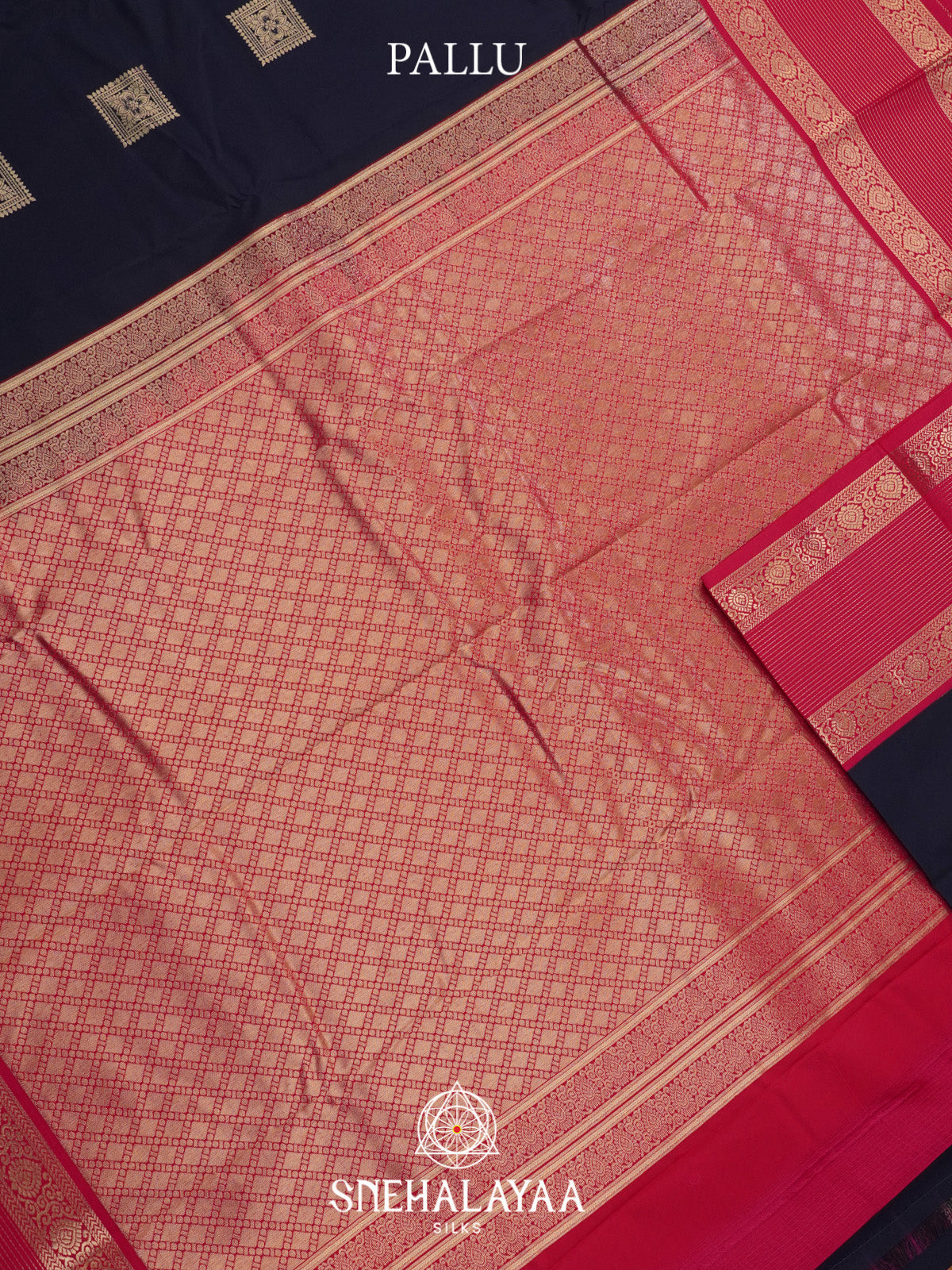 Midnight Blue Art Silk Saree
