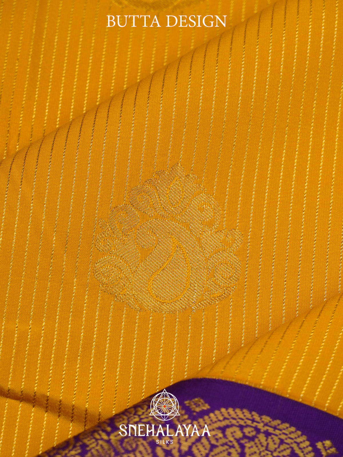 Yellow Art Silk Saree