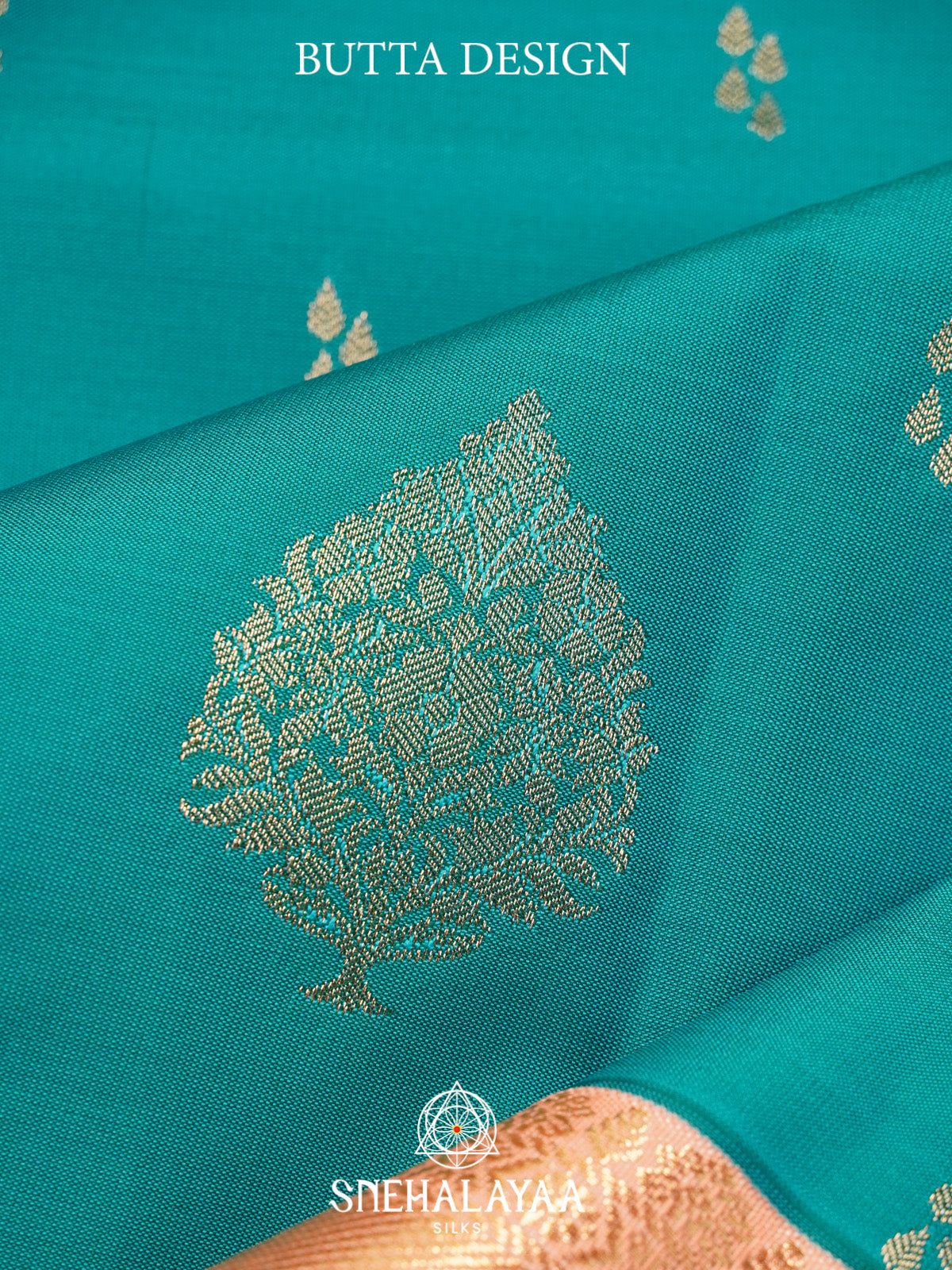Teal Green Art Silk Saree