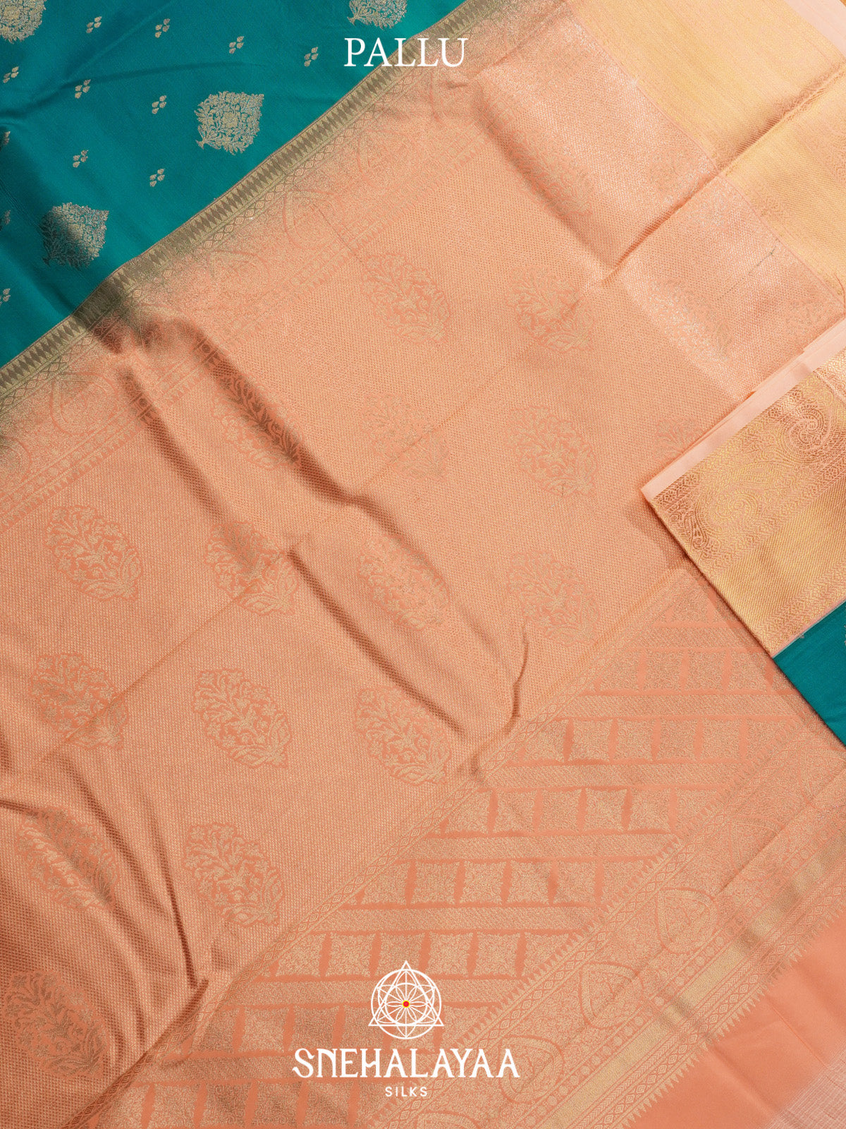 Teal Green Art Silk Saree