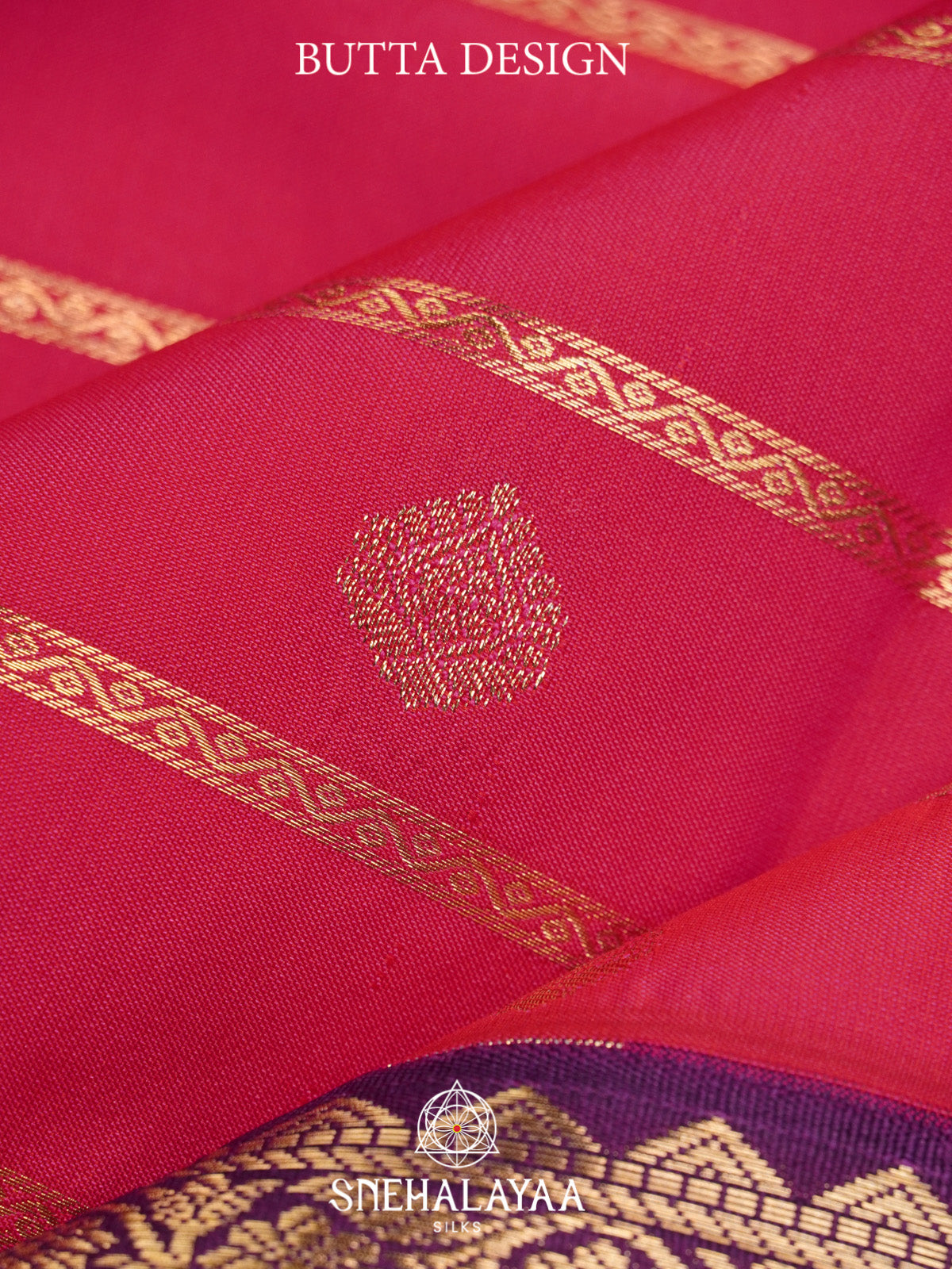 Pink Art Silk Saree