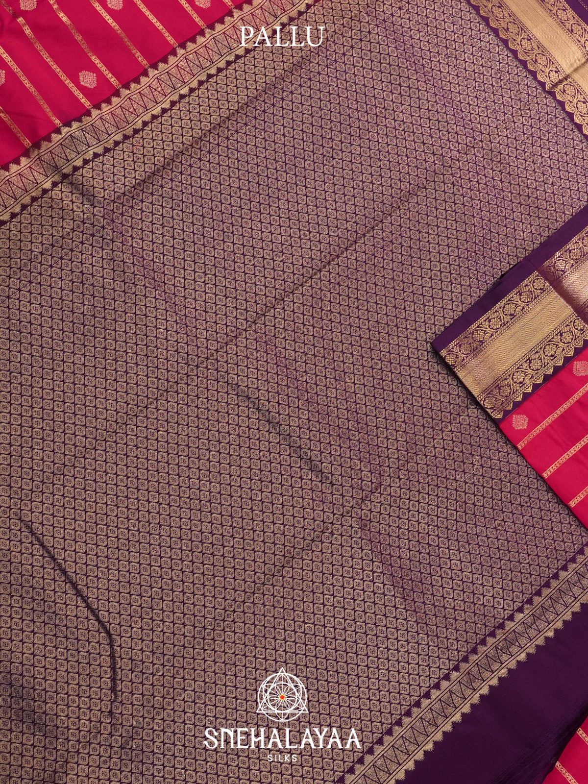 Pink Art Silk Saree
