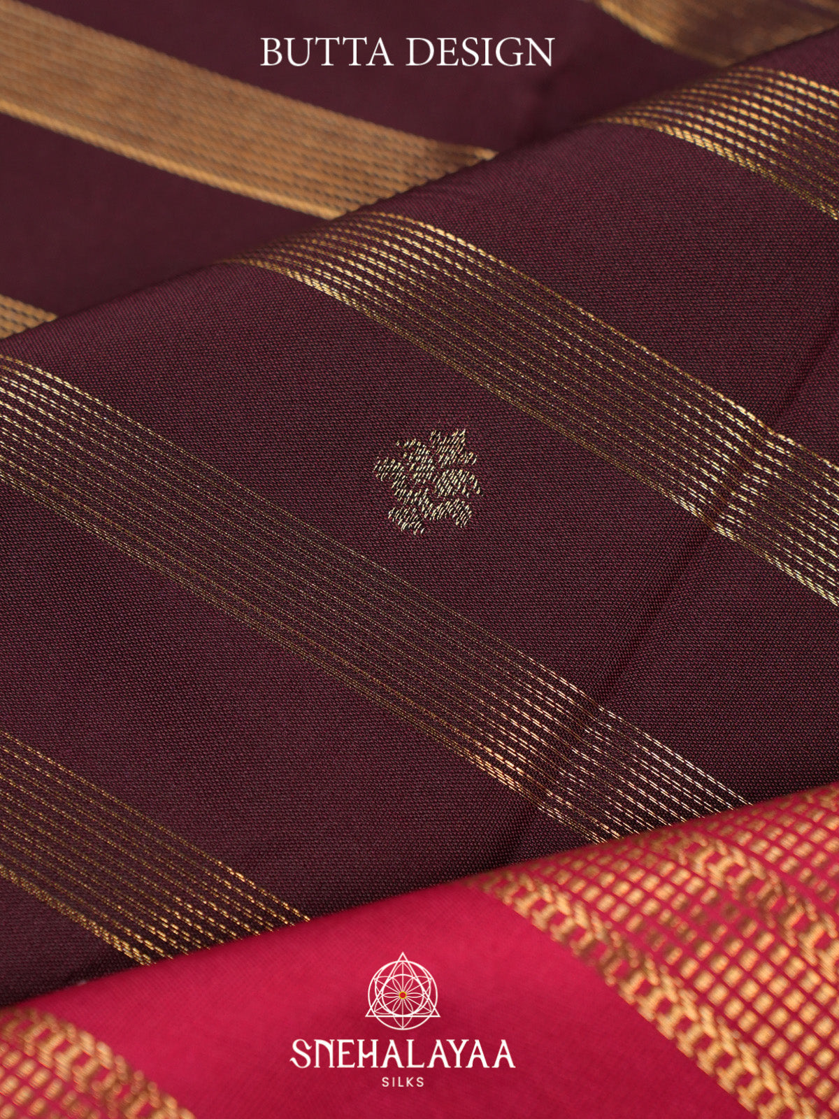 Coffee Brown Art Silk Saree