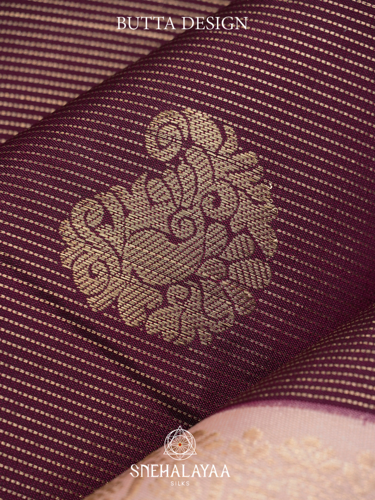 Wine Art Silk Saree