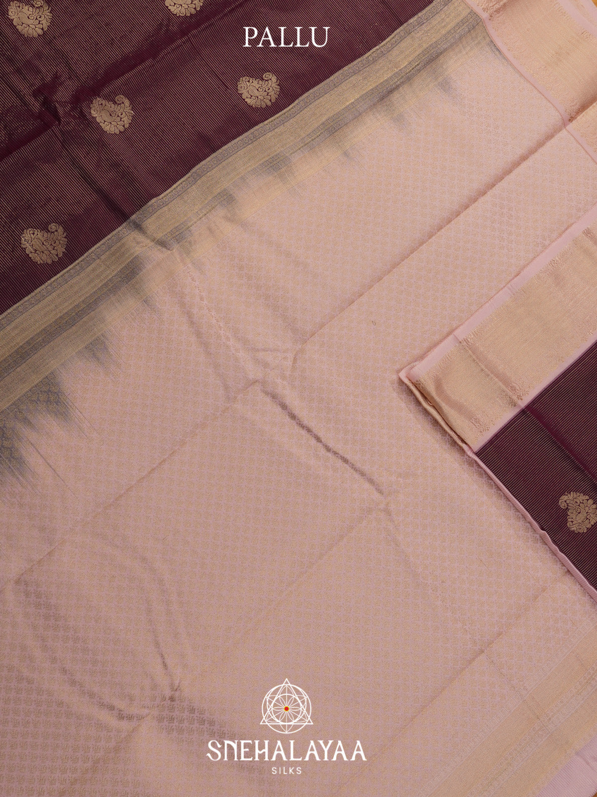 Wine Art Silk Saree