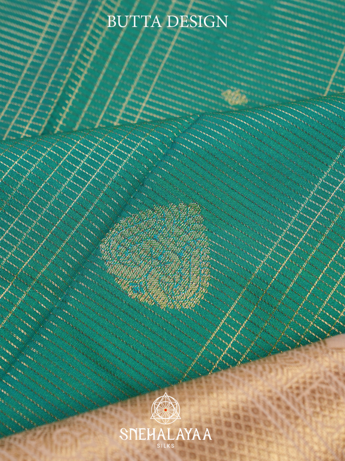 Teal Green Art Silk Saree