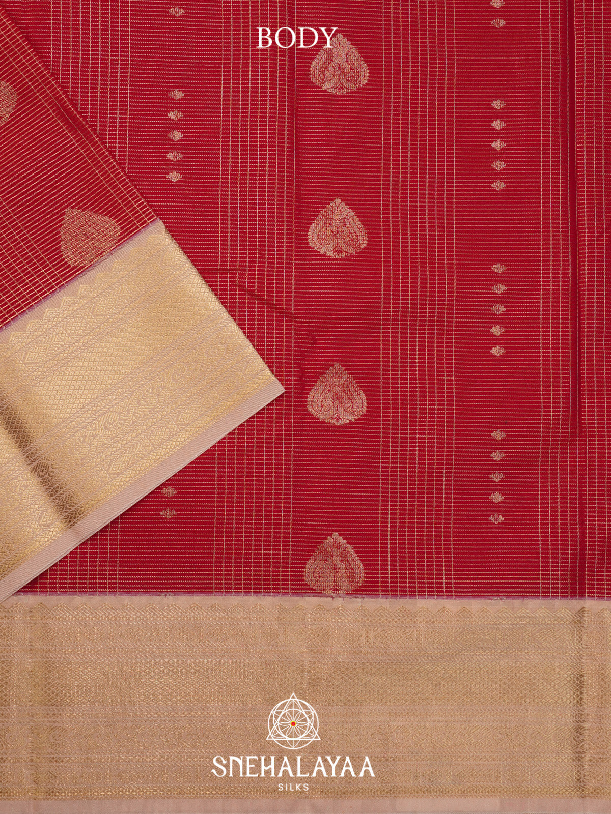 Red Art Silk Saree
