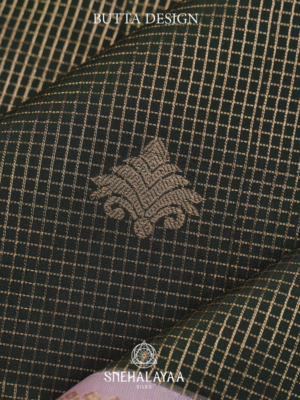 Forest Green Art Silk Saree