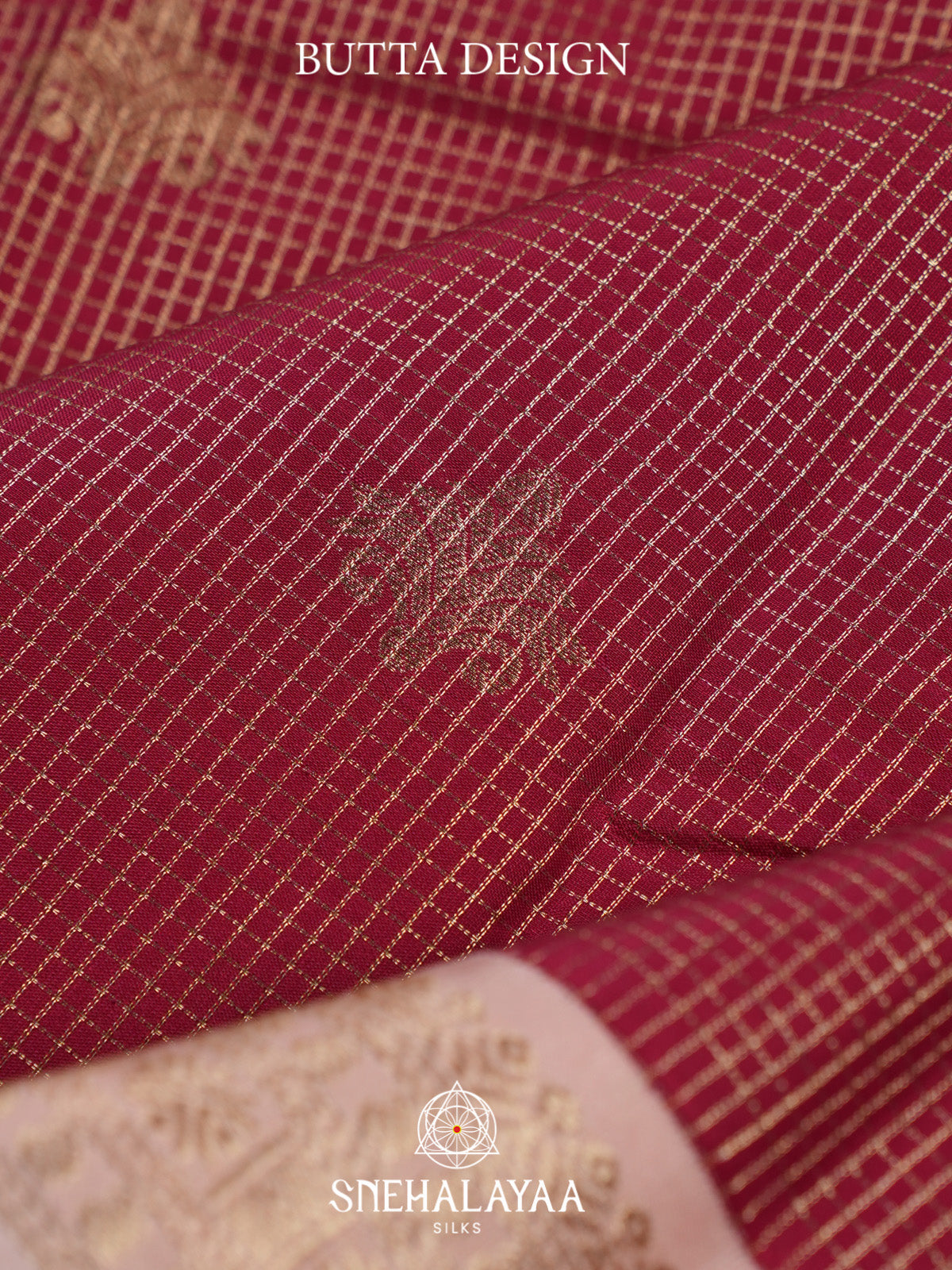 Maroon Art Silk Saree