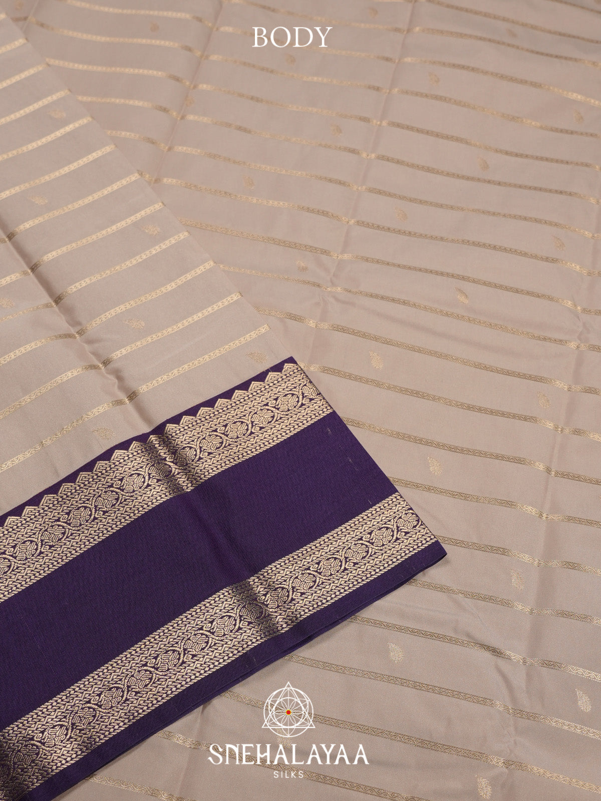 Beige Art Silk Saree