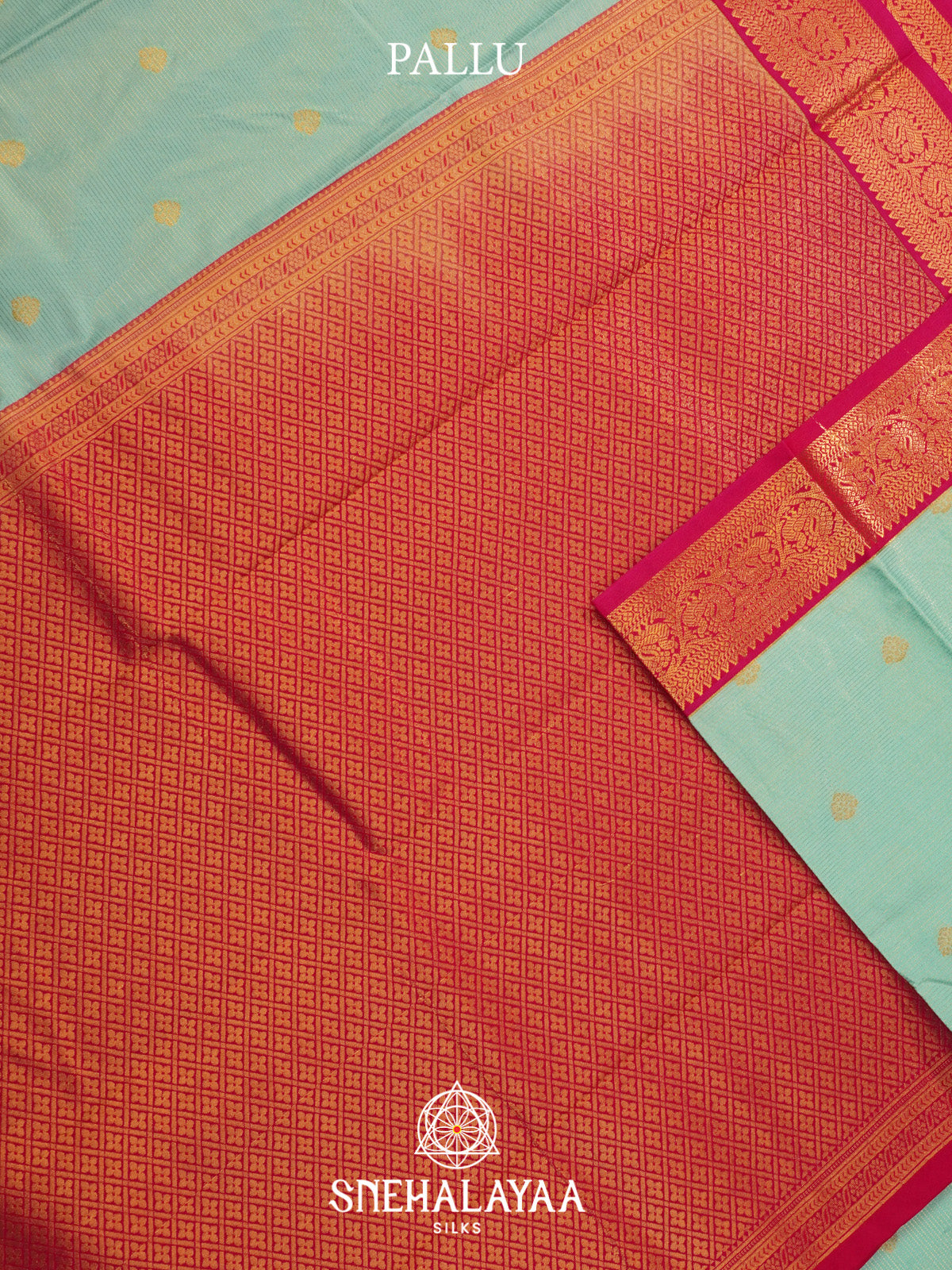 Mint Green Art Silk Saree