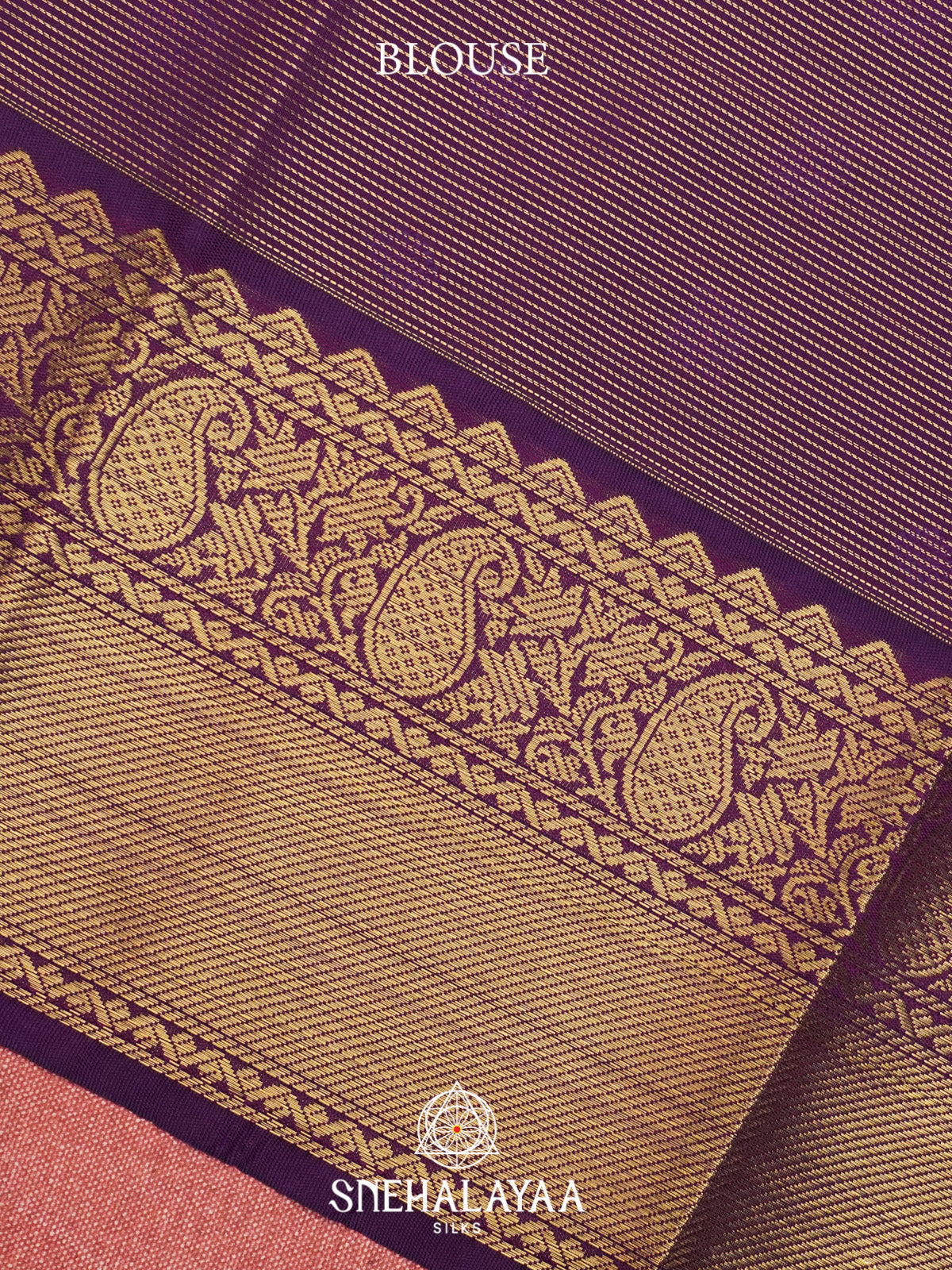 Burnt Orange Art Silk Saree
