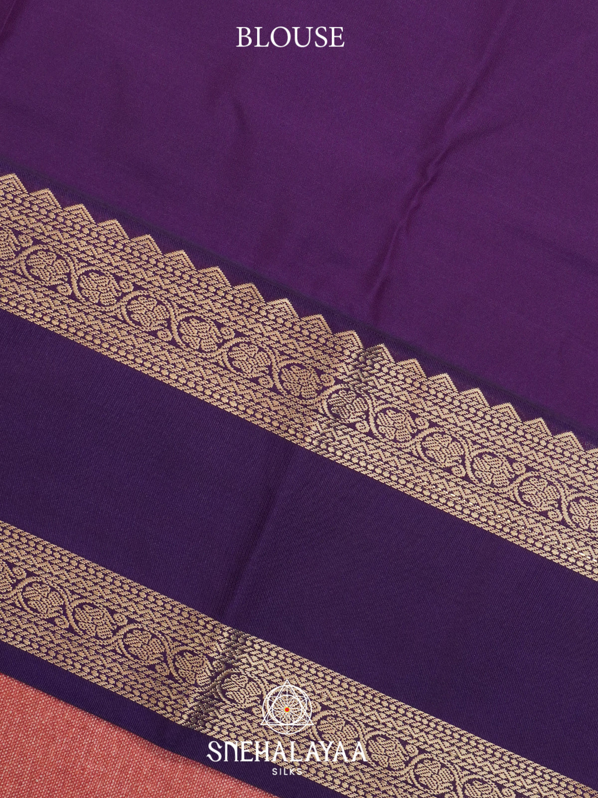 Coral Orange Art Silk Saree
