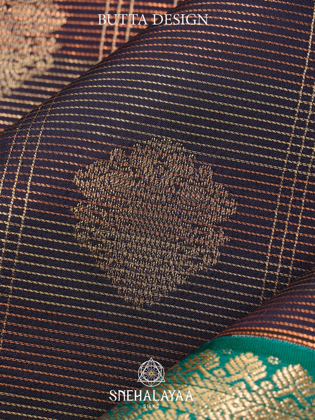 Chocolate Brown Art Silk Saree