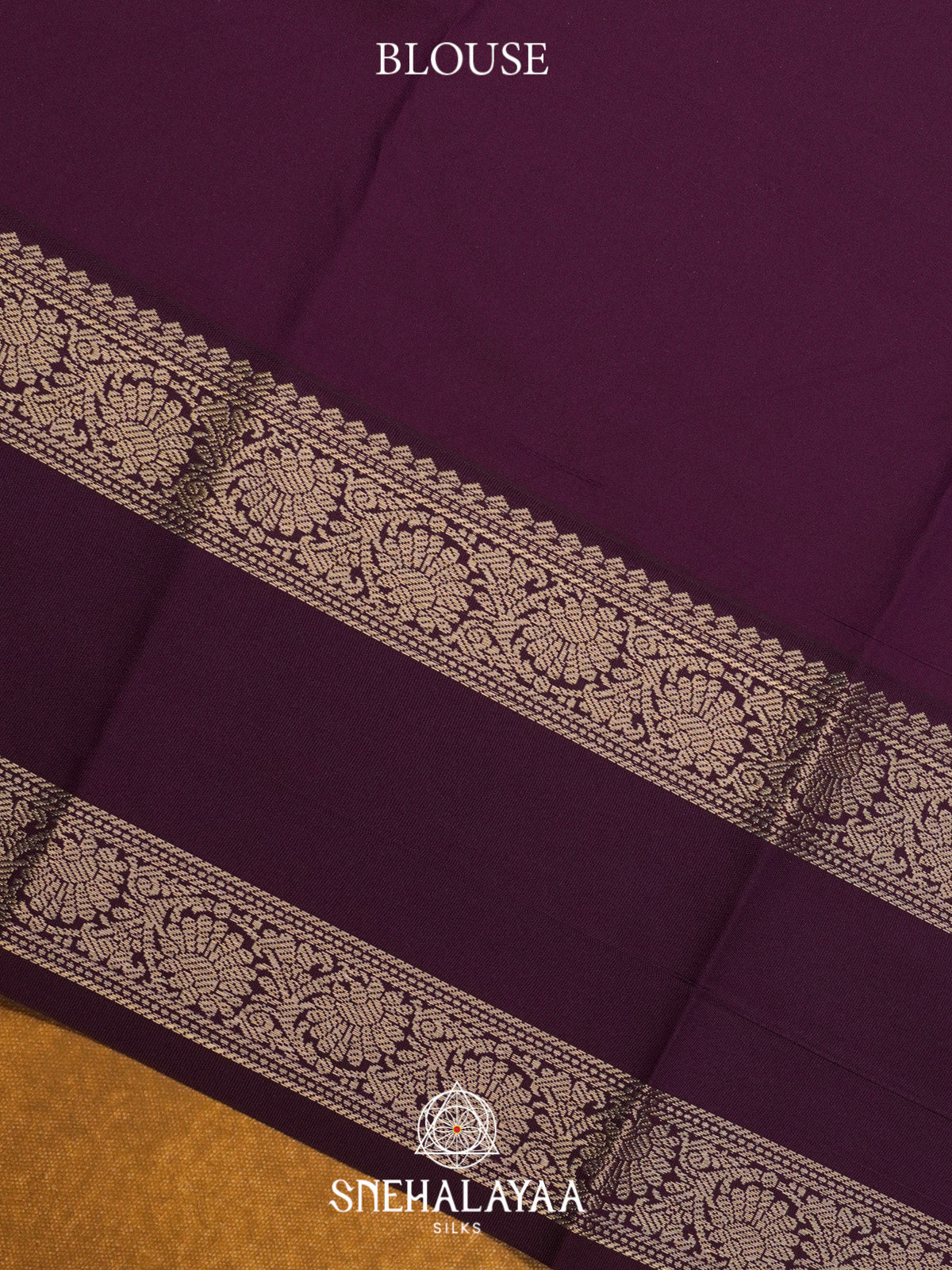 Burnt Orange Art Silk Saree