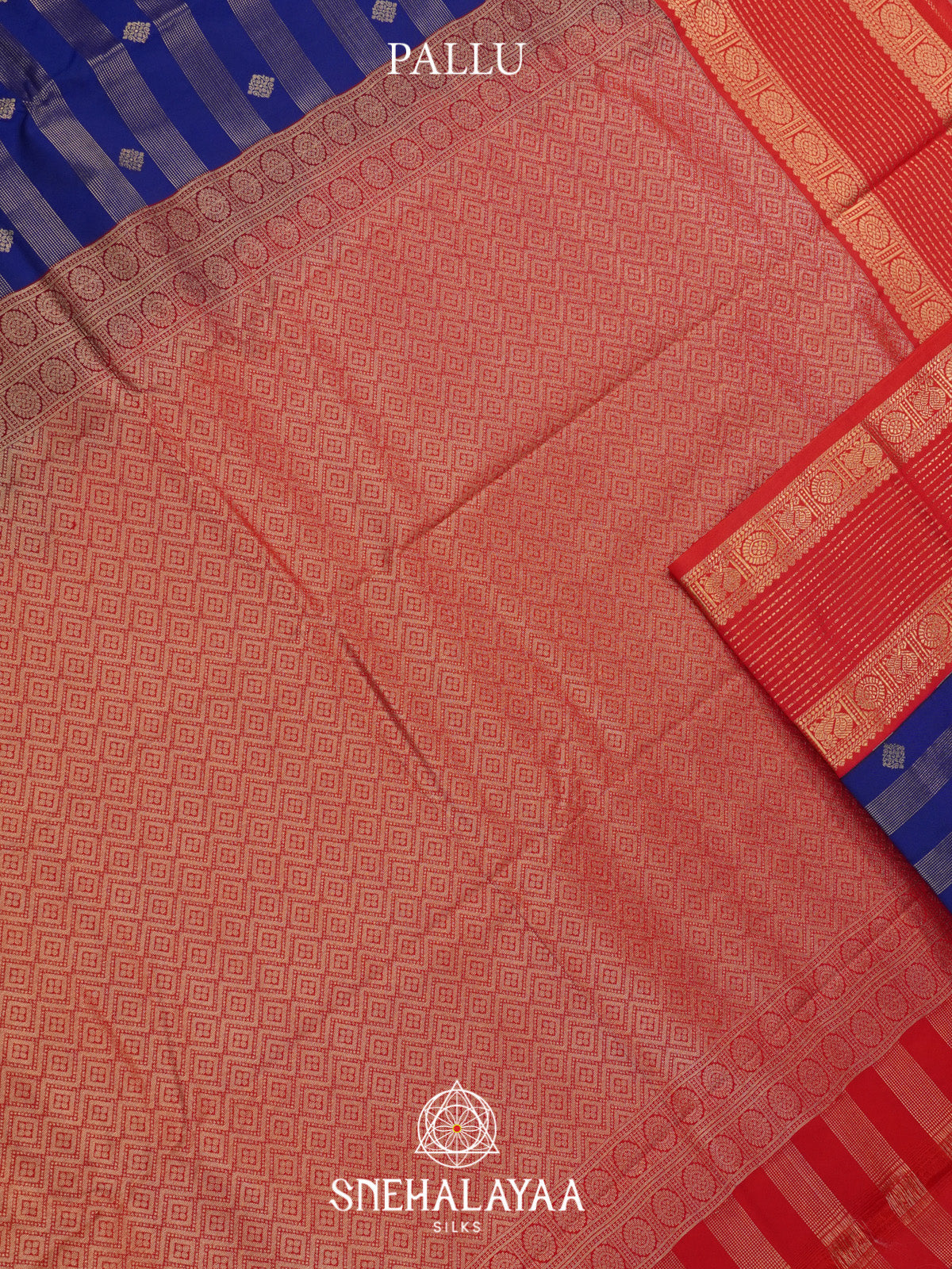 Navy Blue Art Silk Saree